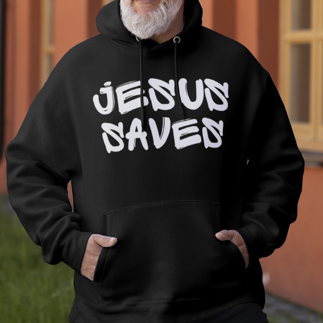 Nome do produto: Moletom com Capuz Frases - Jesus Saves