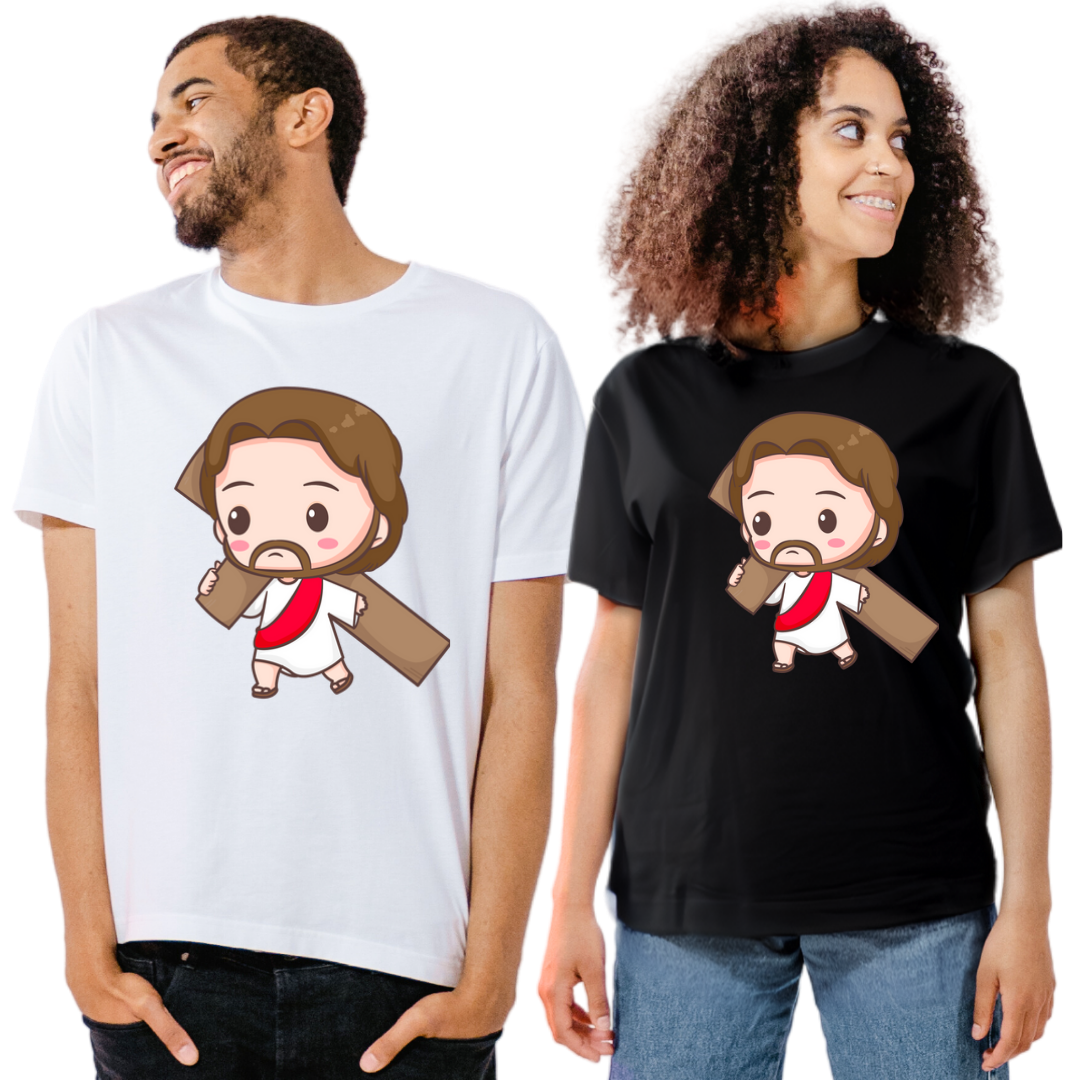 Nome do produto: Camiseta Ilustração - Cristo