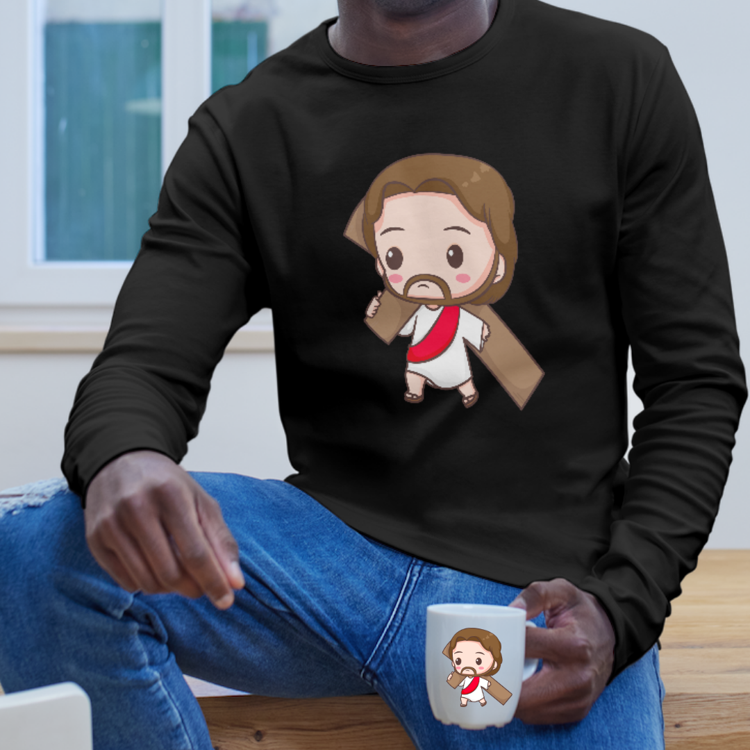 Nome do produto: Moletom Ilustração - Cruz