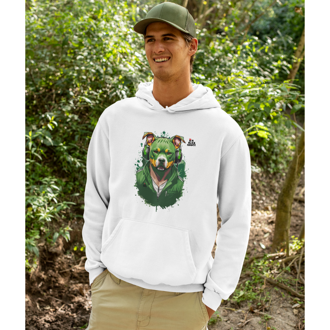 Nome do produto: Moletom Canguru Unissex Quality - Pitbull