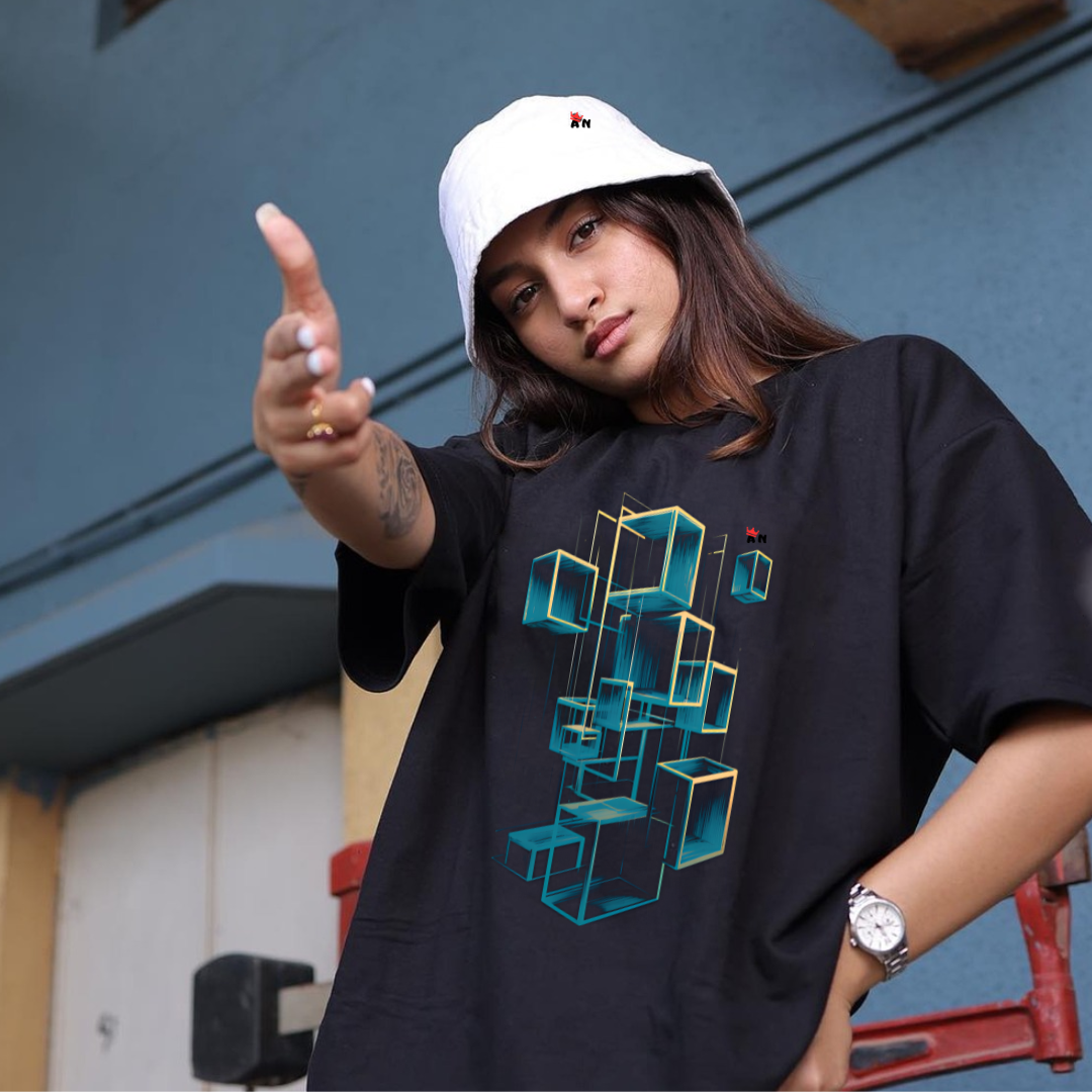 Nome do produto: T-shirt Quality Unisex - Cubos 