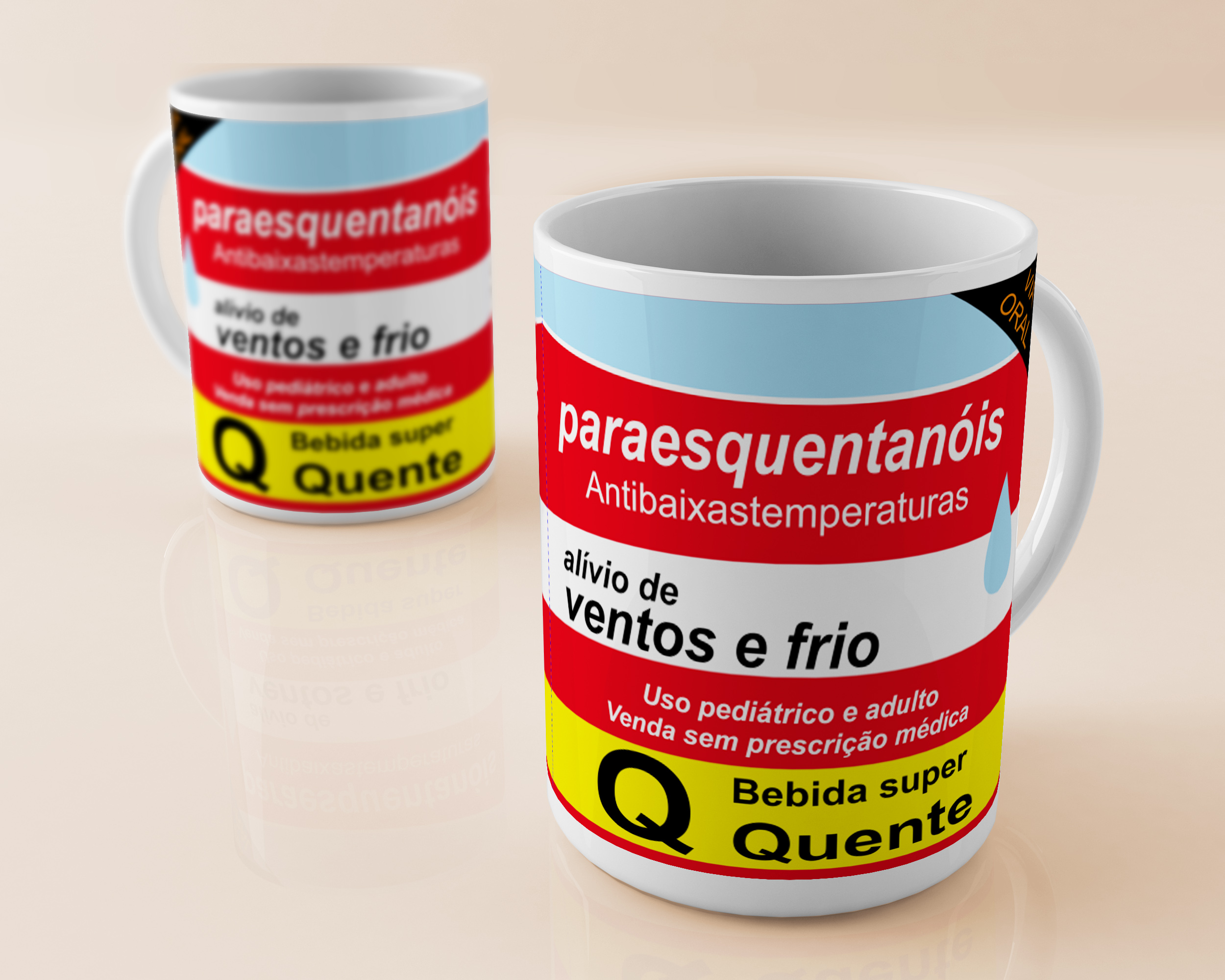Nome do produto: Caneca Magica ( Paraesquentanóis) Frases Engraçadas Remedio