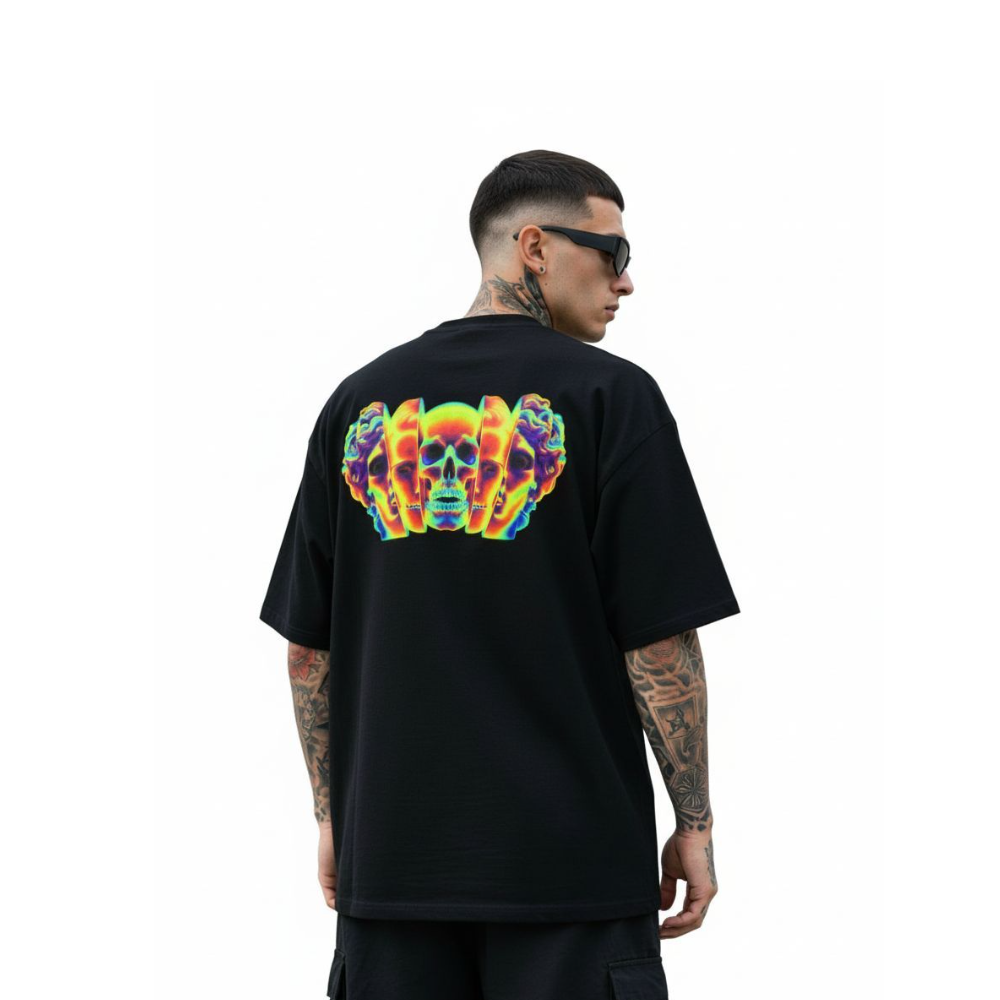 Camiseta Oversized Unreal - Preto