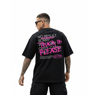 Camiseta Oversized Track ID - Preto