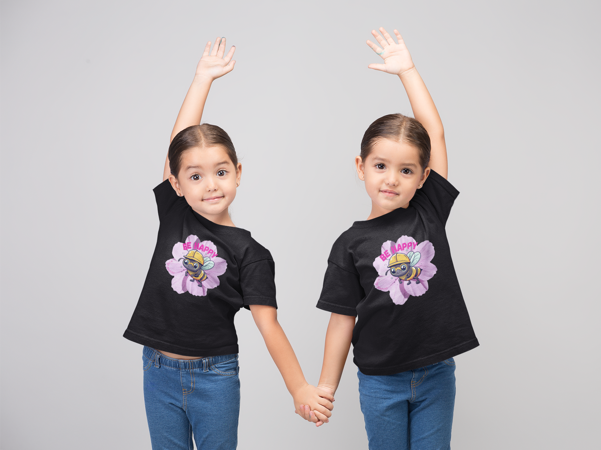 Nome do produto: CAMISETA  CLASSIC INFANTIL, ABELHA BE HAPPY-2 A 14 ANOS