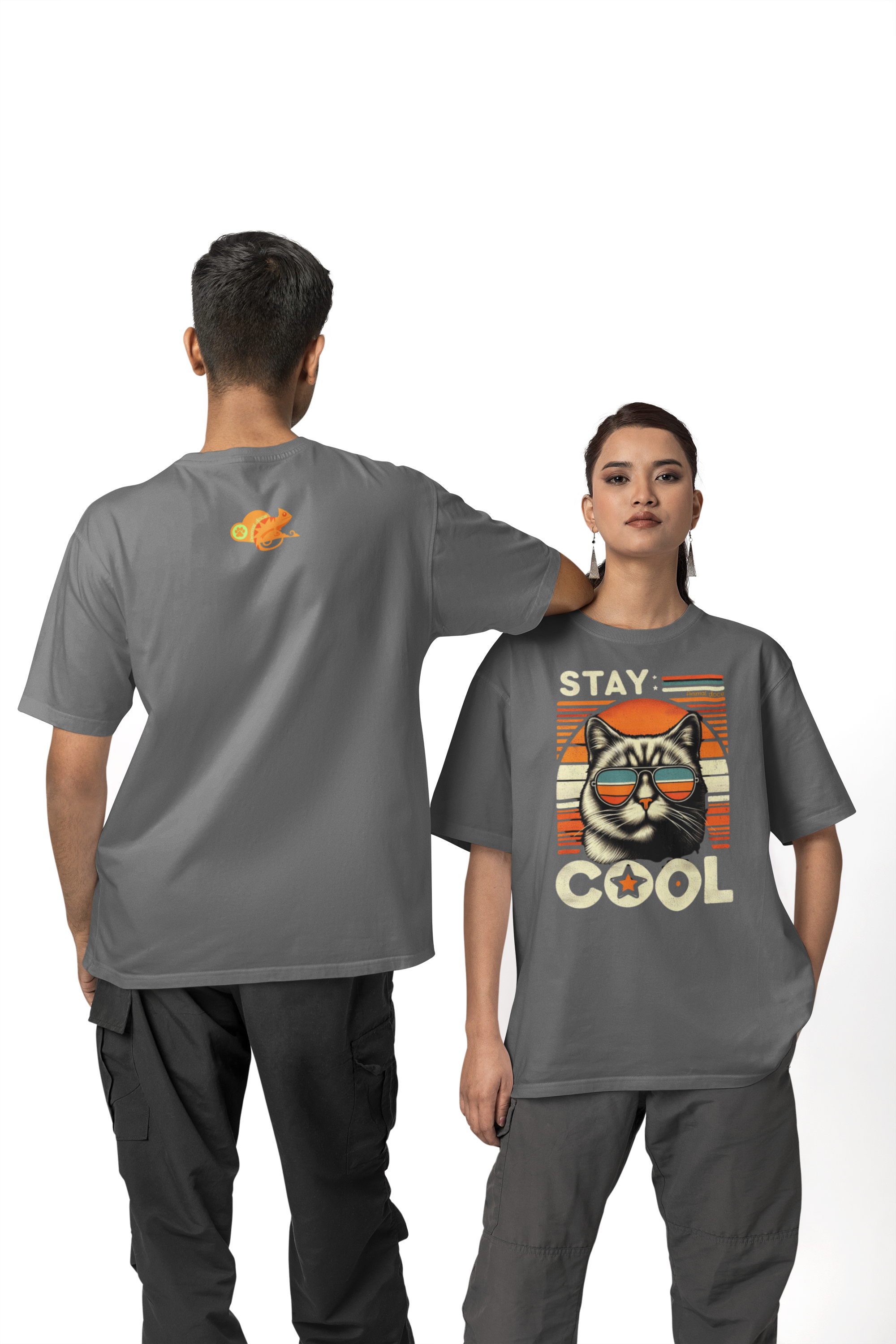 Nome do produto: CAMISETA T-SHIRT ESTONADA F/V CAT, STAY COOL