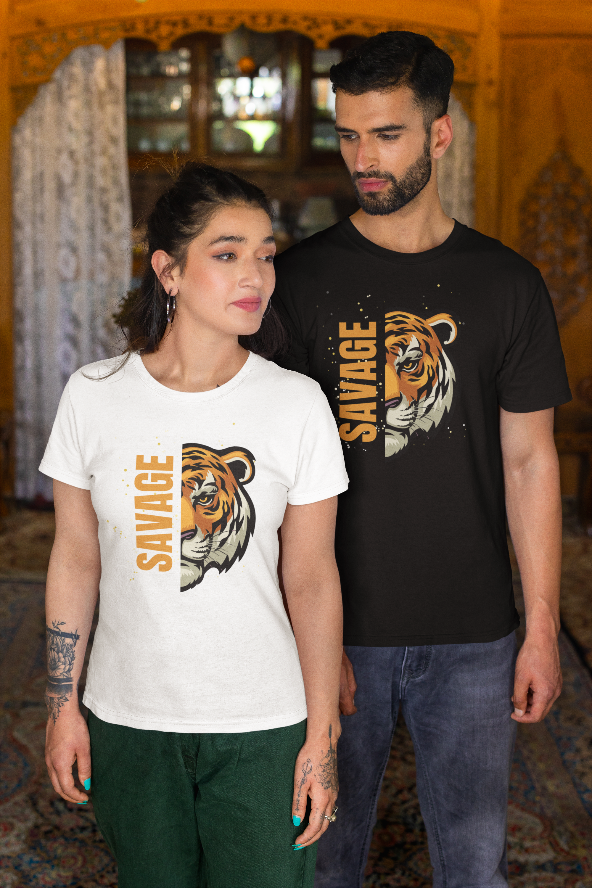 Nome do produto: CAMISETA T-SHIRT PRIME, TIGER SAVAGE 