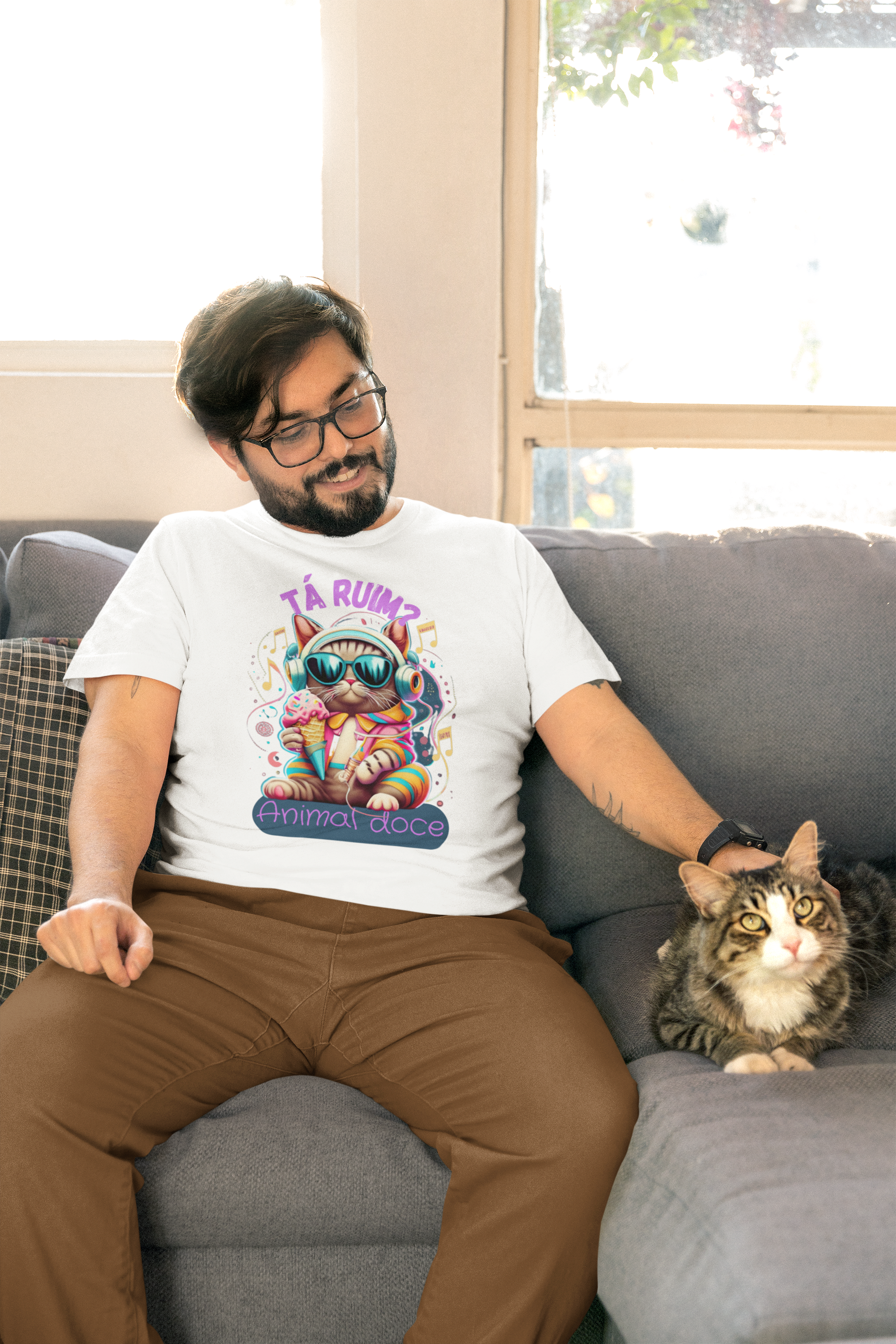 Nome do produto: CAMISETA T-SHIRT PRIME CAT, TA RUIM 