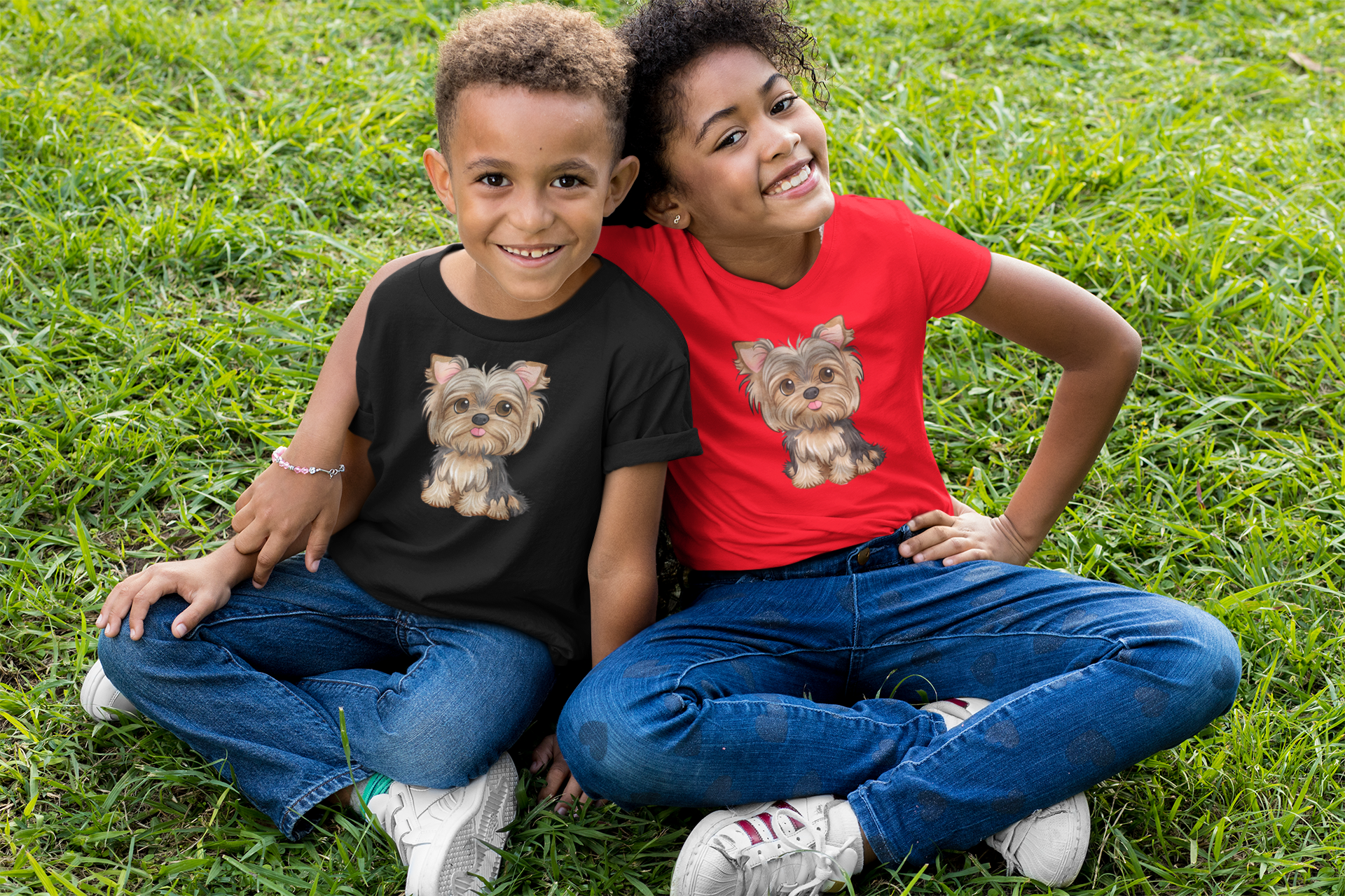Nome do produto: CAMISETA QUALITY INFANTIL, DOG YORKSHIRE-10A14 ANOS