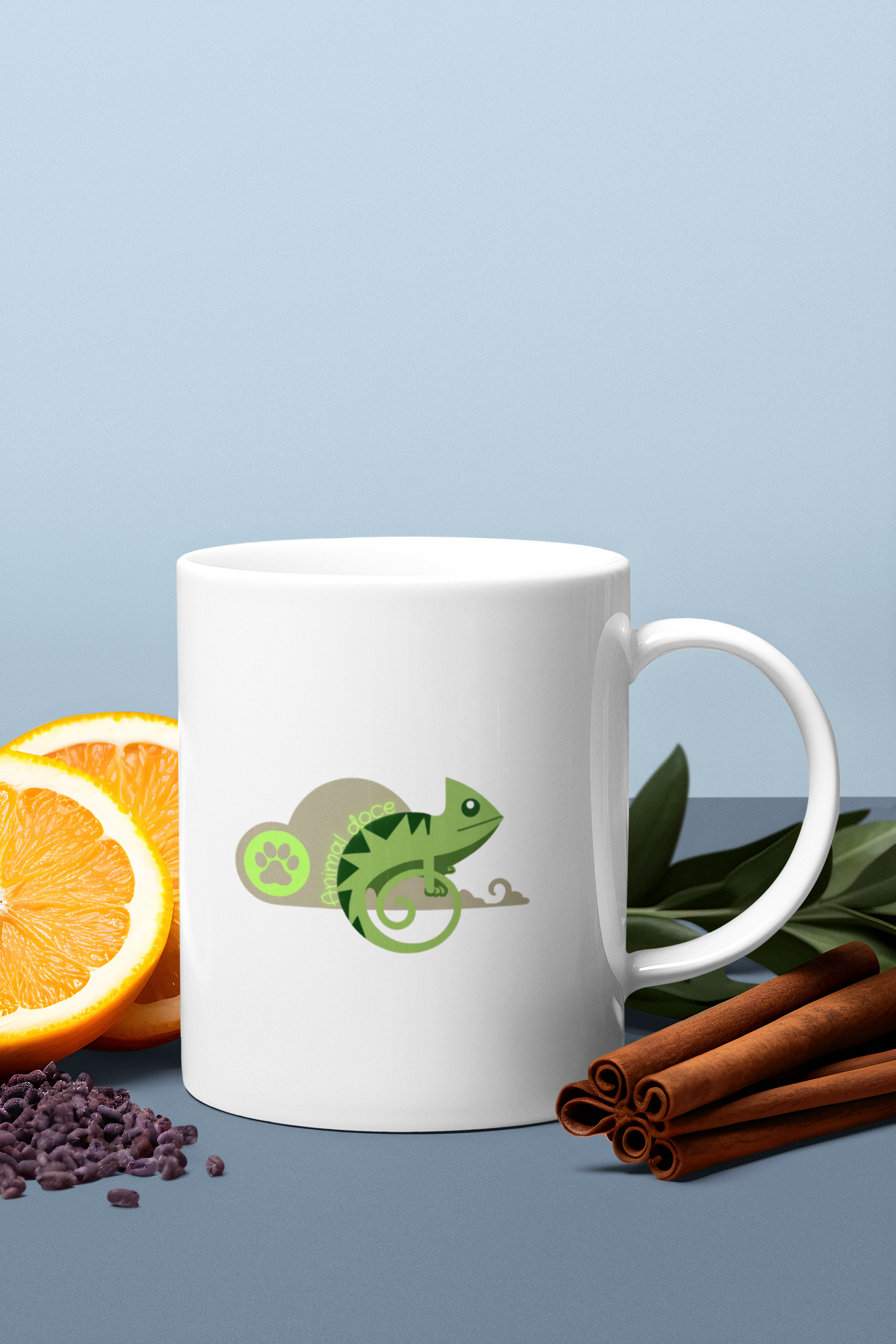 Nome do produto:  CANECA PERSONALIZADA CRIATIVA EM CERÂMICA, 325ML C/03 LADOS, LIZARD 