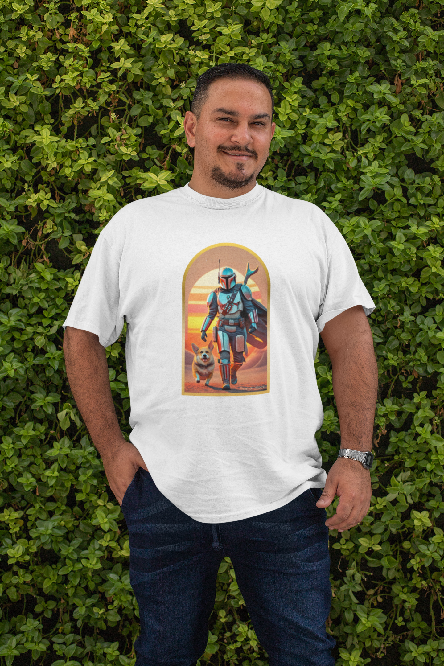 Nome do produto: CAMISETA T-SHIRT PLUS SIZE, DOG STAR WARS