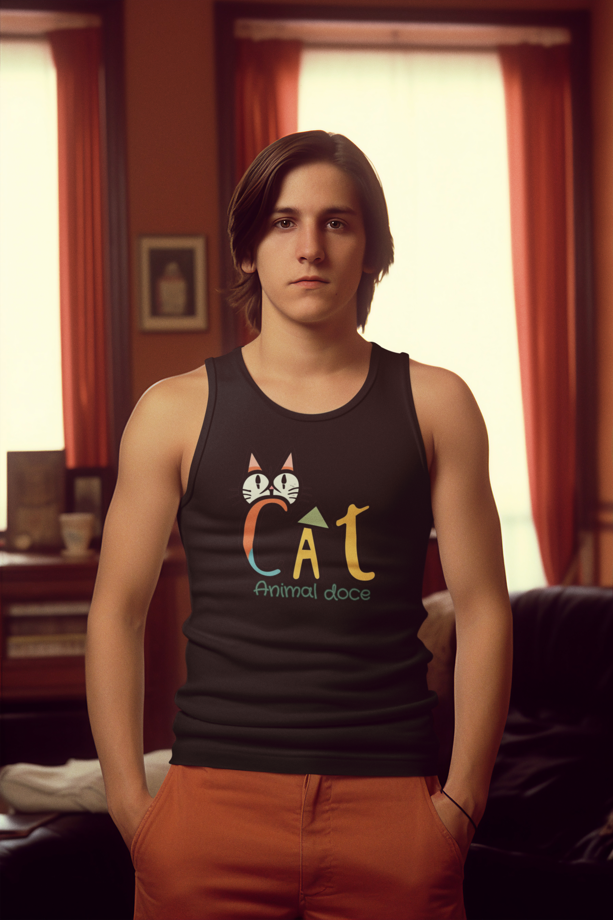 Nome do produto: REGATA CLASSIC, CAT LETRAS