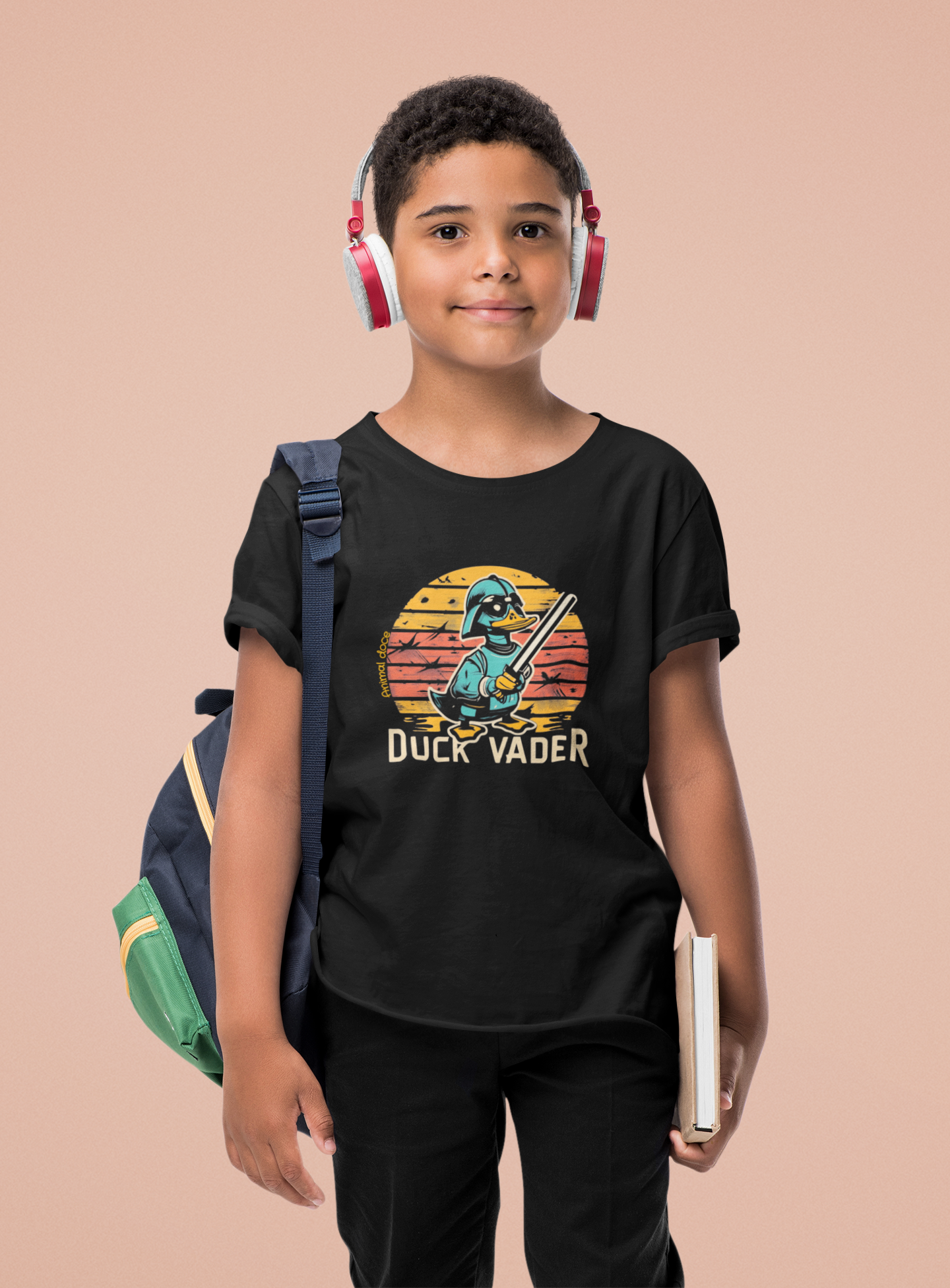 Nome do produto: CAMISETA QUALITY INFANTIL, DUCK VADER STAR WARS-10 A 14 ANOS