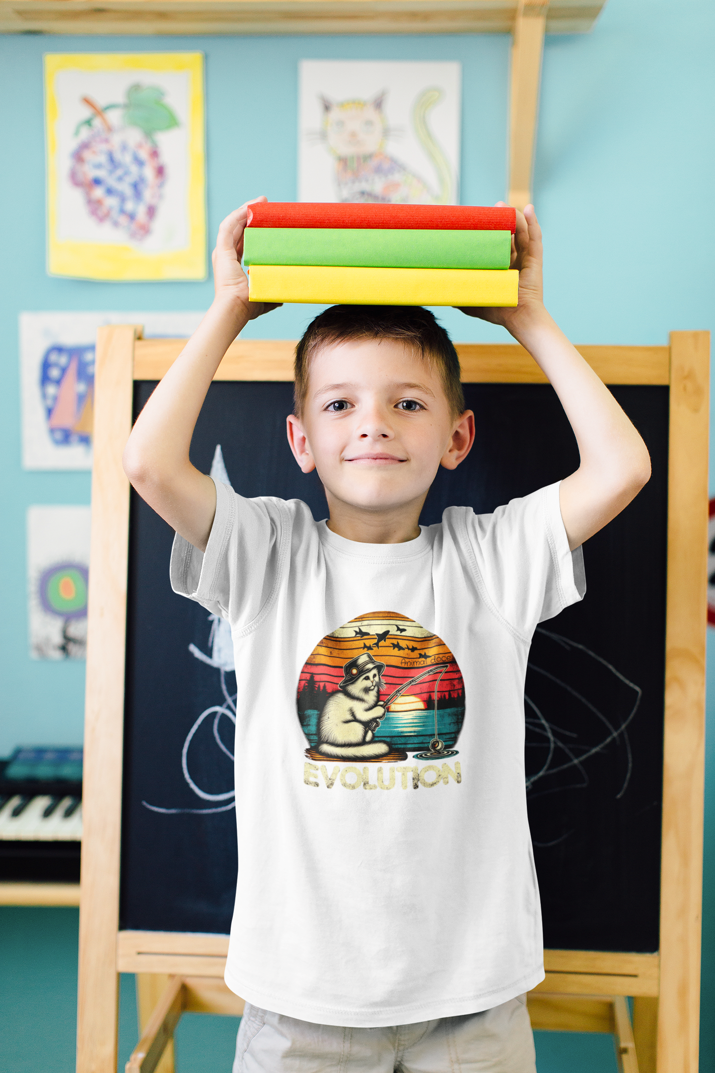 Nome do produto: CAMISETA QUALITY INFANTIL, CAT EVOLUTION-10 A 14 ANOS