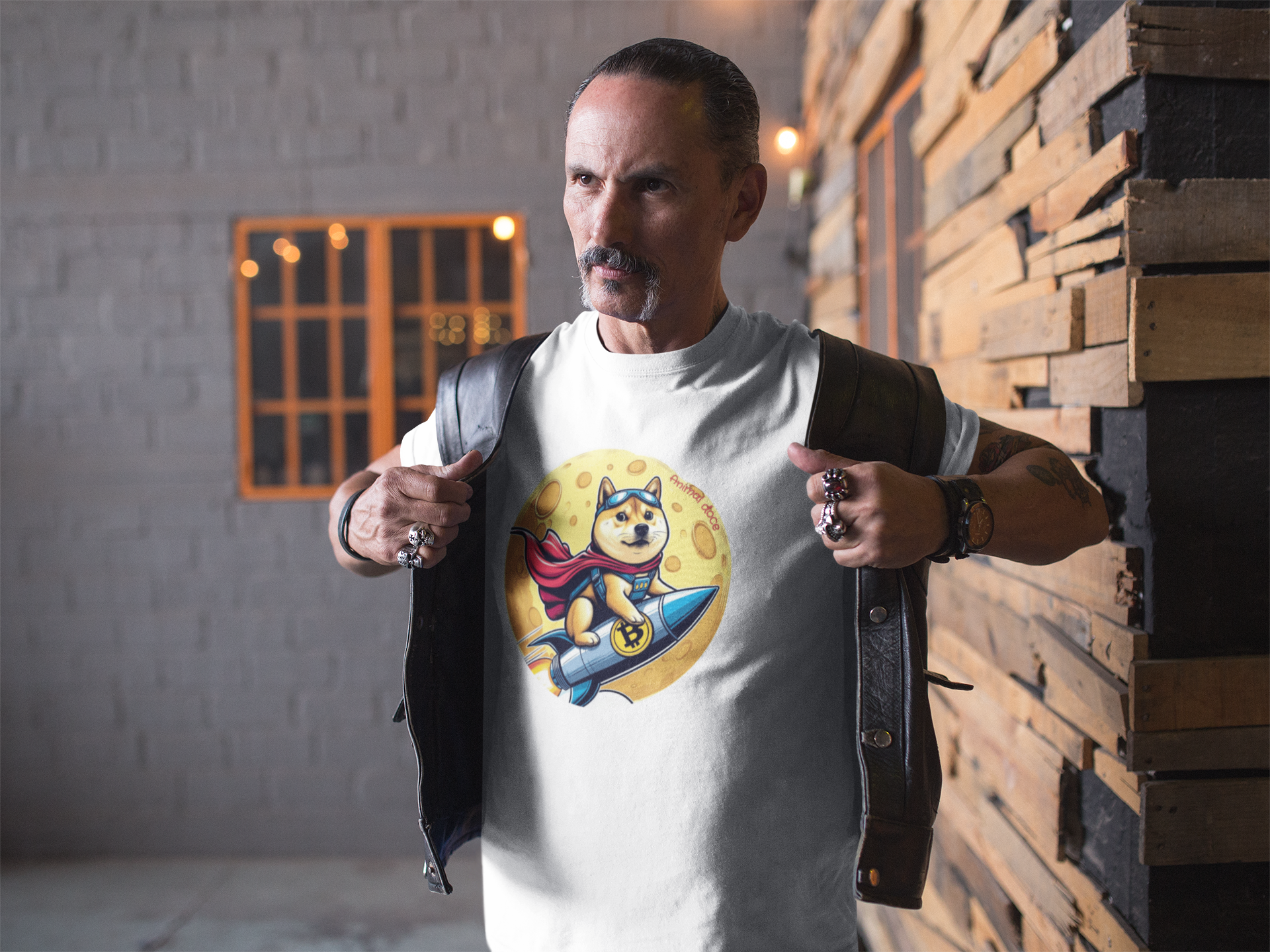 Nome do produto: CAMISETA T-SHIRT PLUS SIZE, BITCOIN SHIBAINU