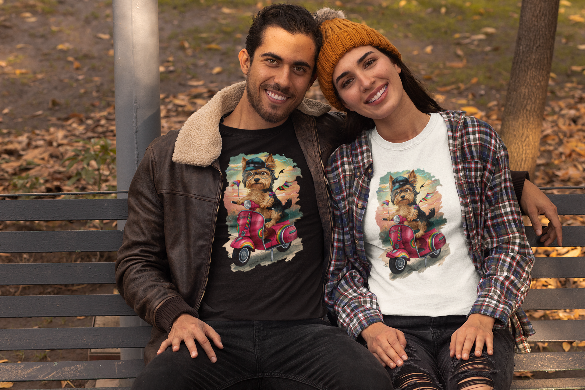 Nome do produto: CAMISETA T-SHIRT PRIME, DOG VESPA YORKSHIRE TERRIER 