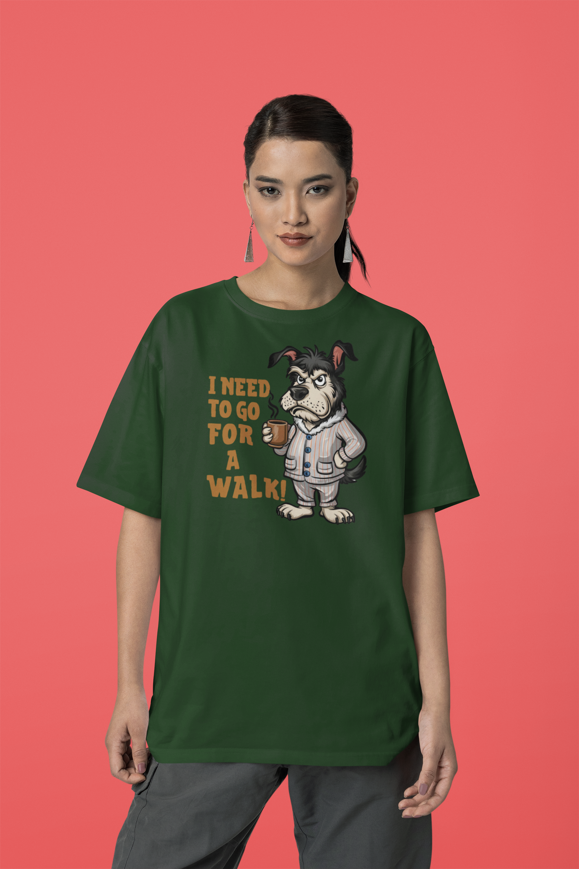 Nome do produto: CAMISETA T-SHIRT CLASSIC, DOG COFFEE