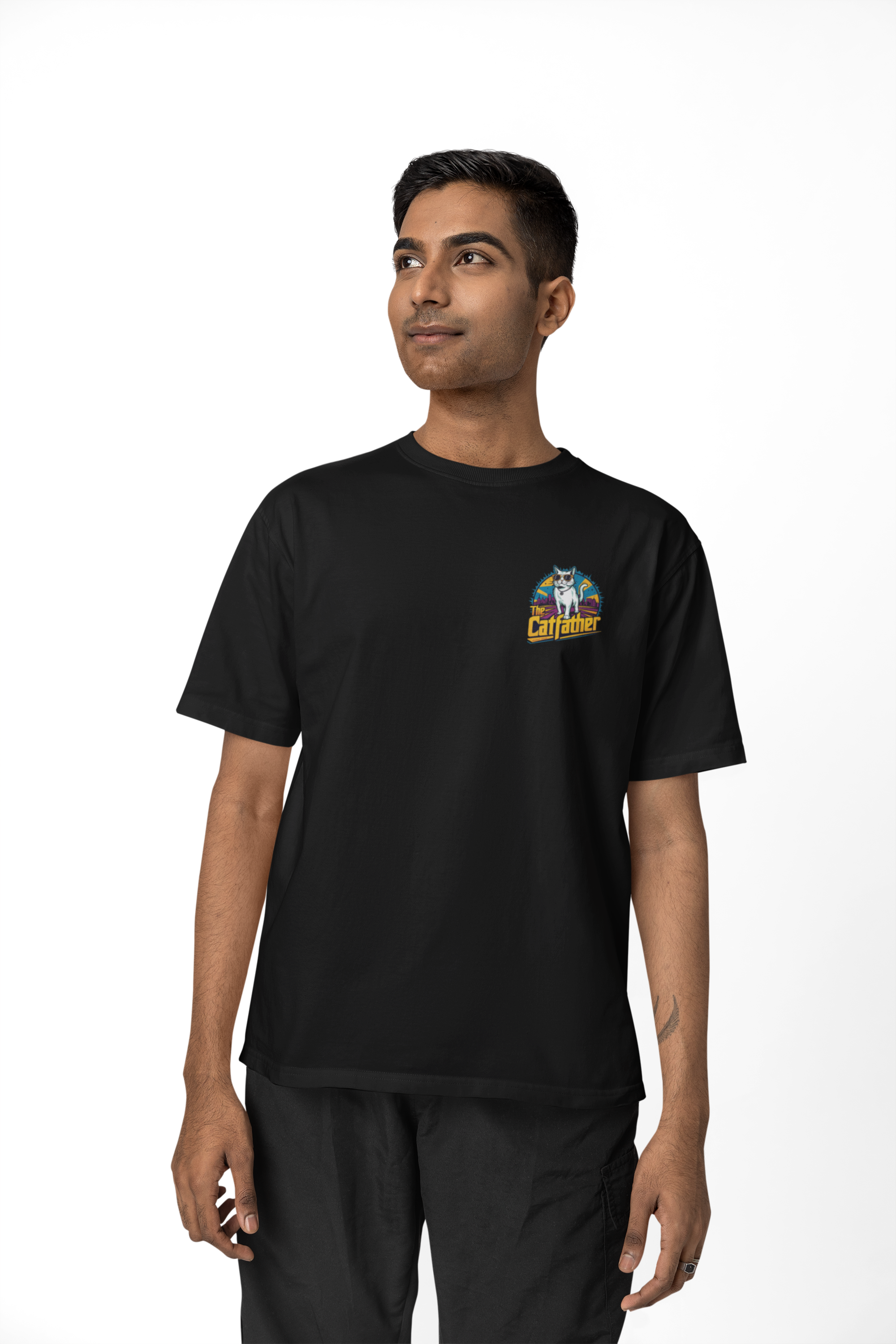 Nome do produto: CAMISETA T-SHIRT PRIME MINIMALISTA, THE CATFATHER