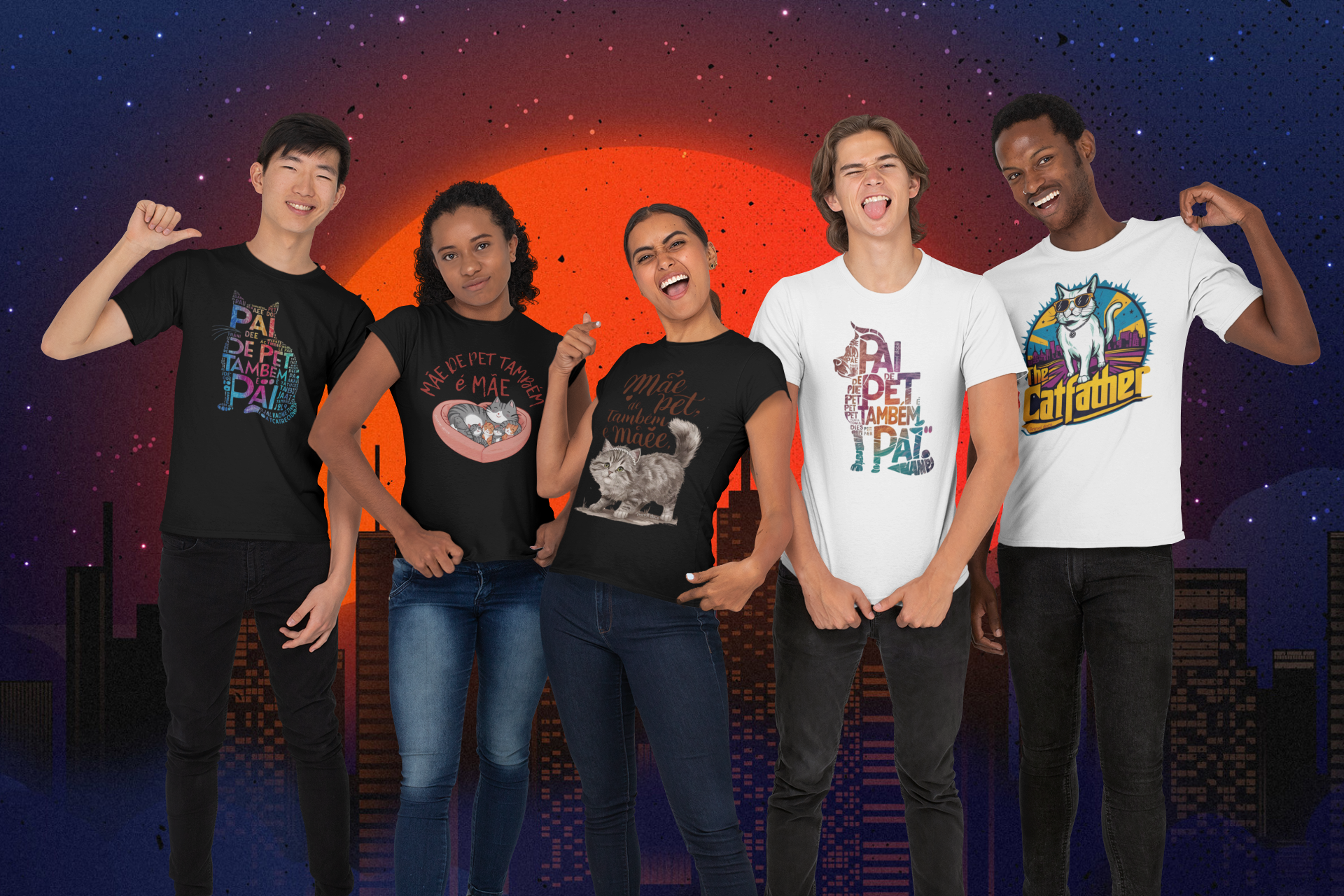 Nome do produto: CAMISETA T-SHIRT PRIME, THE CATFATHER