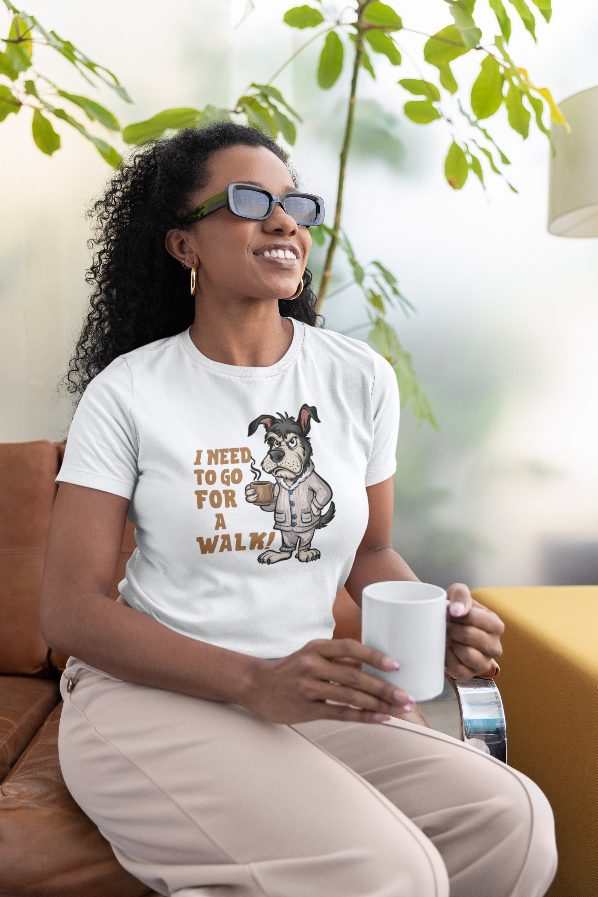 Nome do produto: CAMISETA BABY LONG PRIME, DOG COFFEE