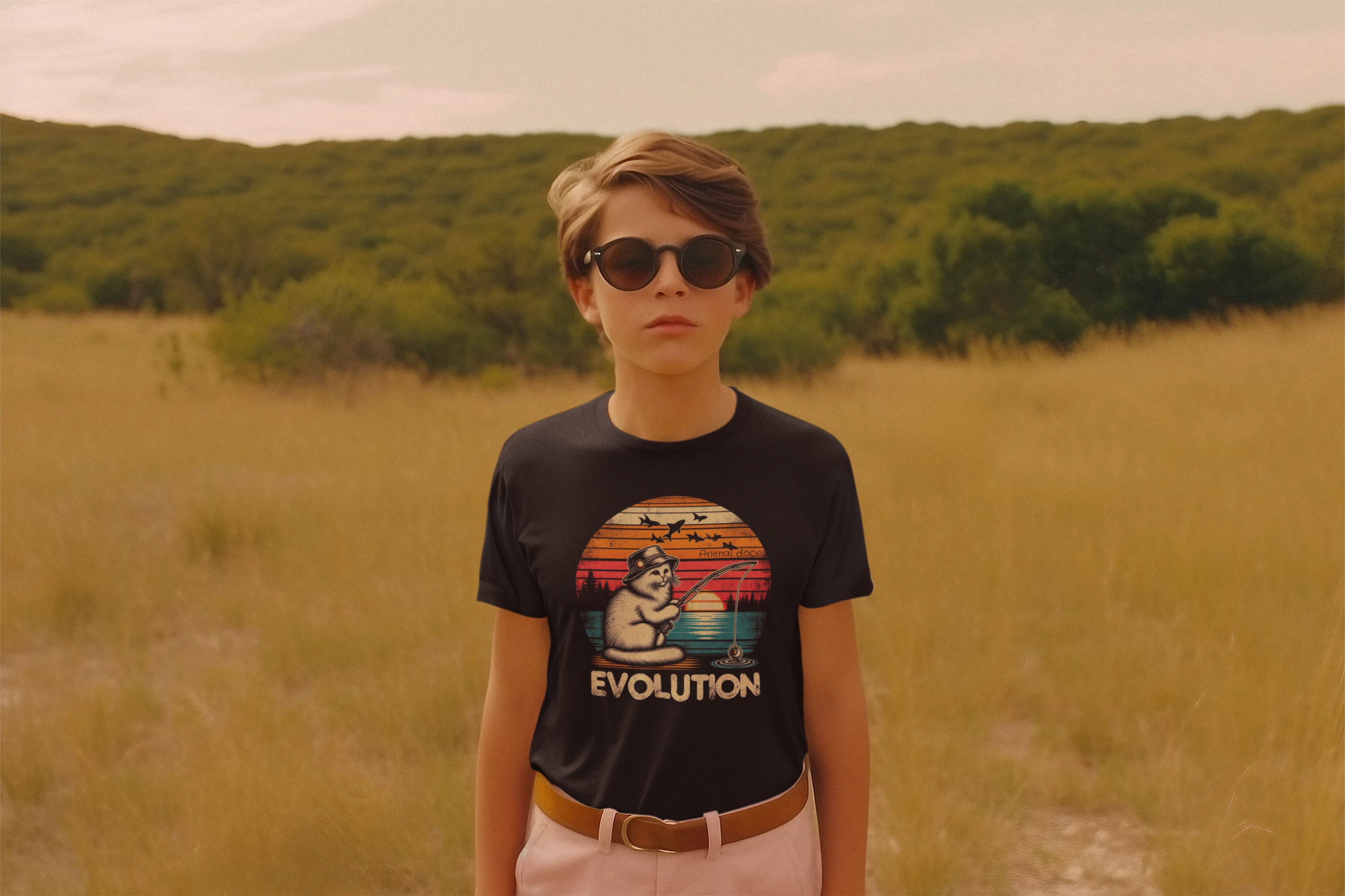 Nome do produto: CAMISETA QUALITY INFANTIL, CAT EVOLUTION-2 A 8 ANOS