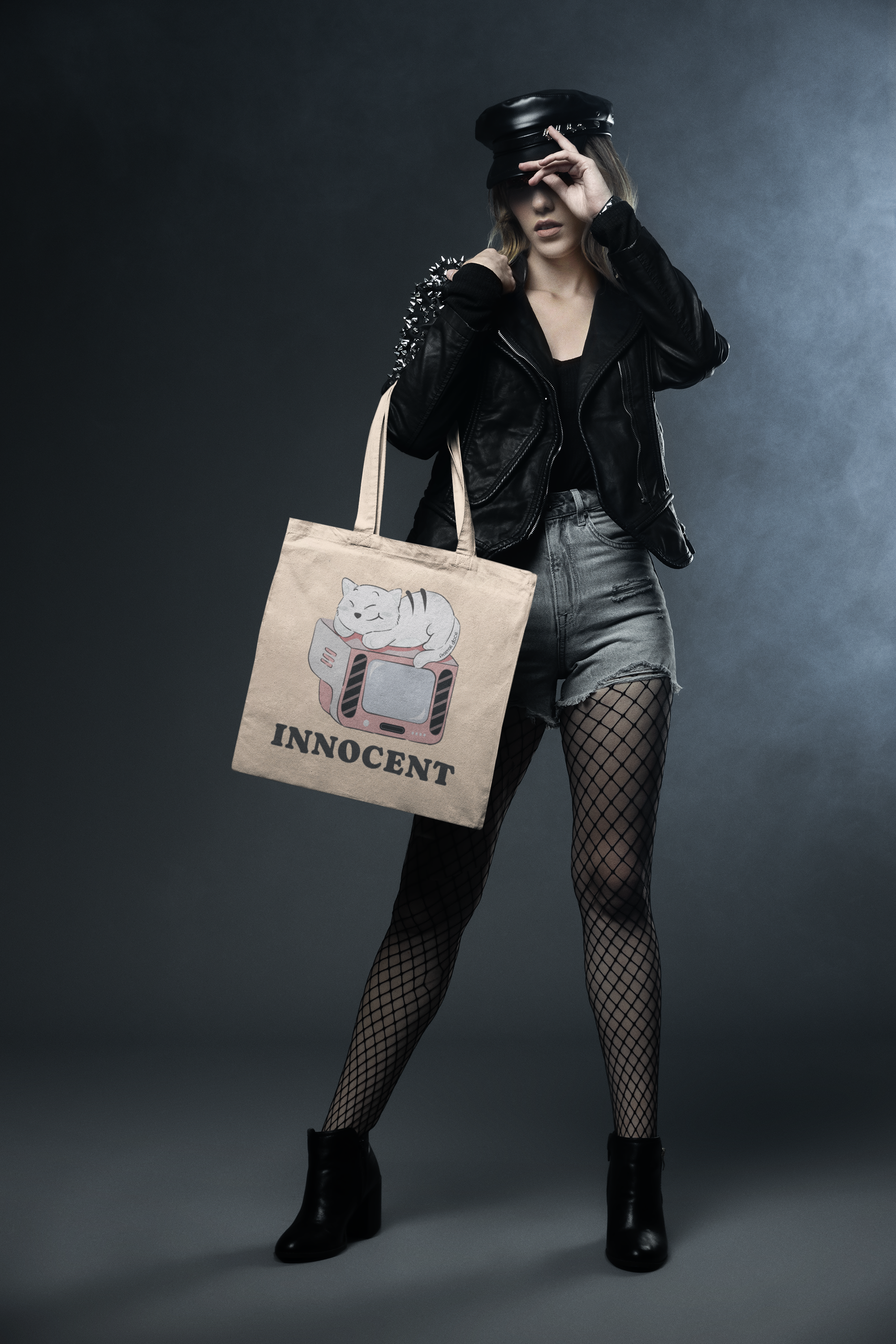 Nome do produto: ECOBAG GRANDE CRU, INNOCENT CAT, 100%ALGODAO