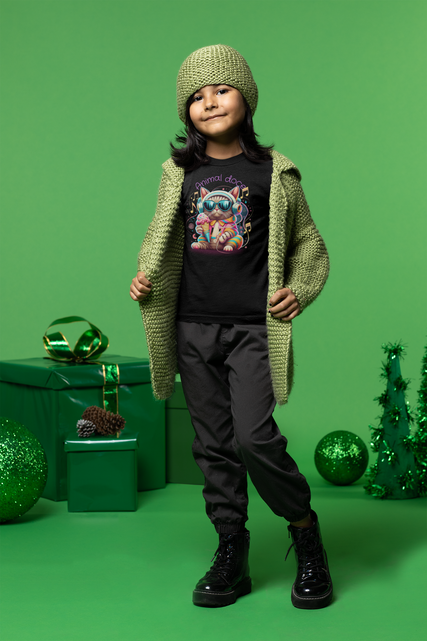 Nome do produto: CAMISETA CLASSIC INFANTIL CAT, ANIMAL DOCE-2 A 14 ANOS