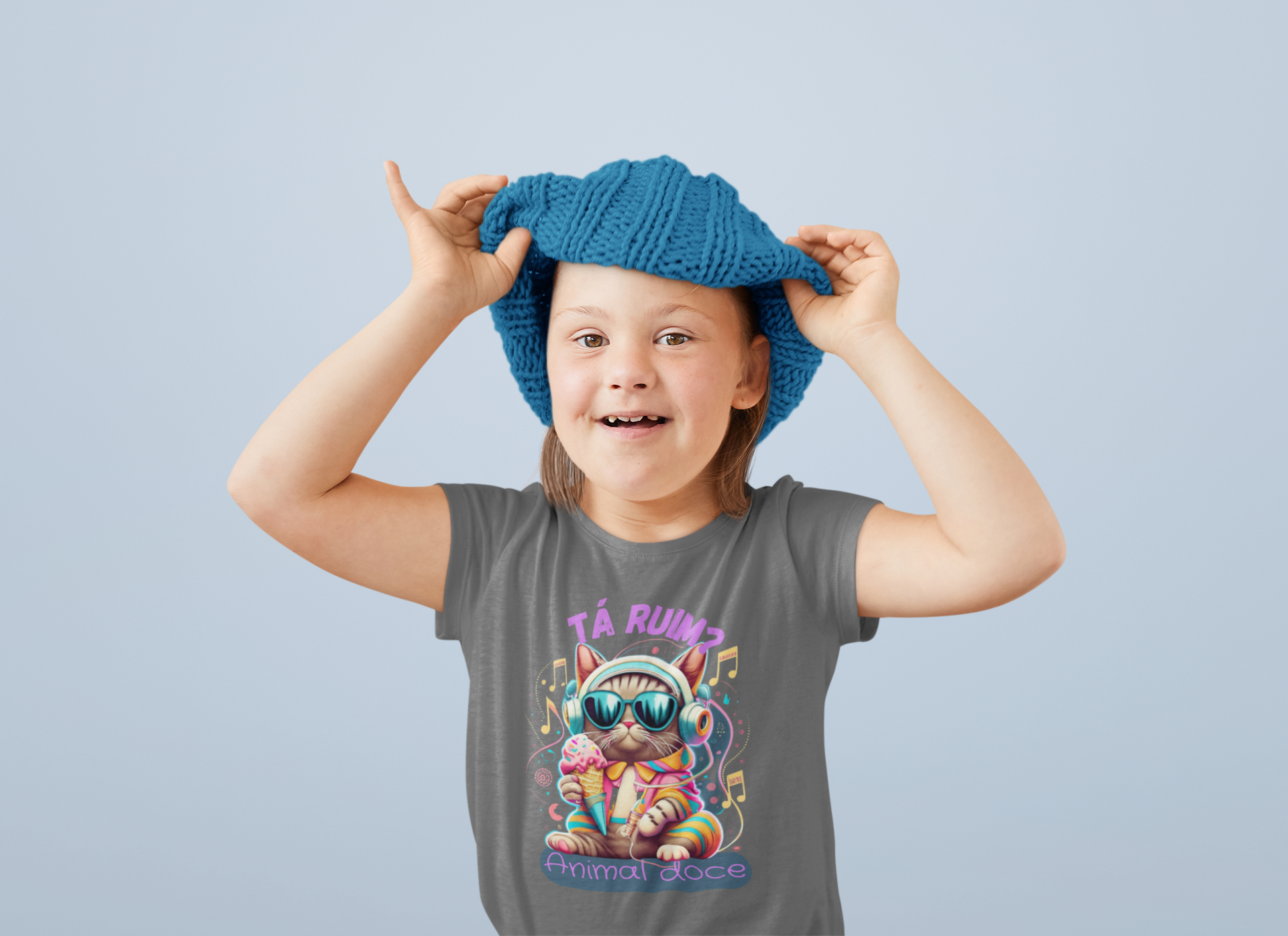 Nome do produto: CAMISETA CLASSIC INFANTIL CAT, TA RUIM-2 A 14 ANOS