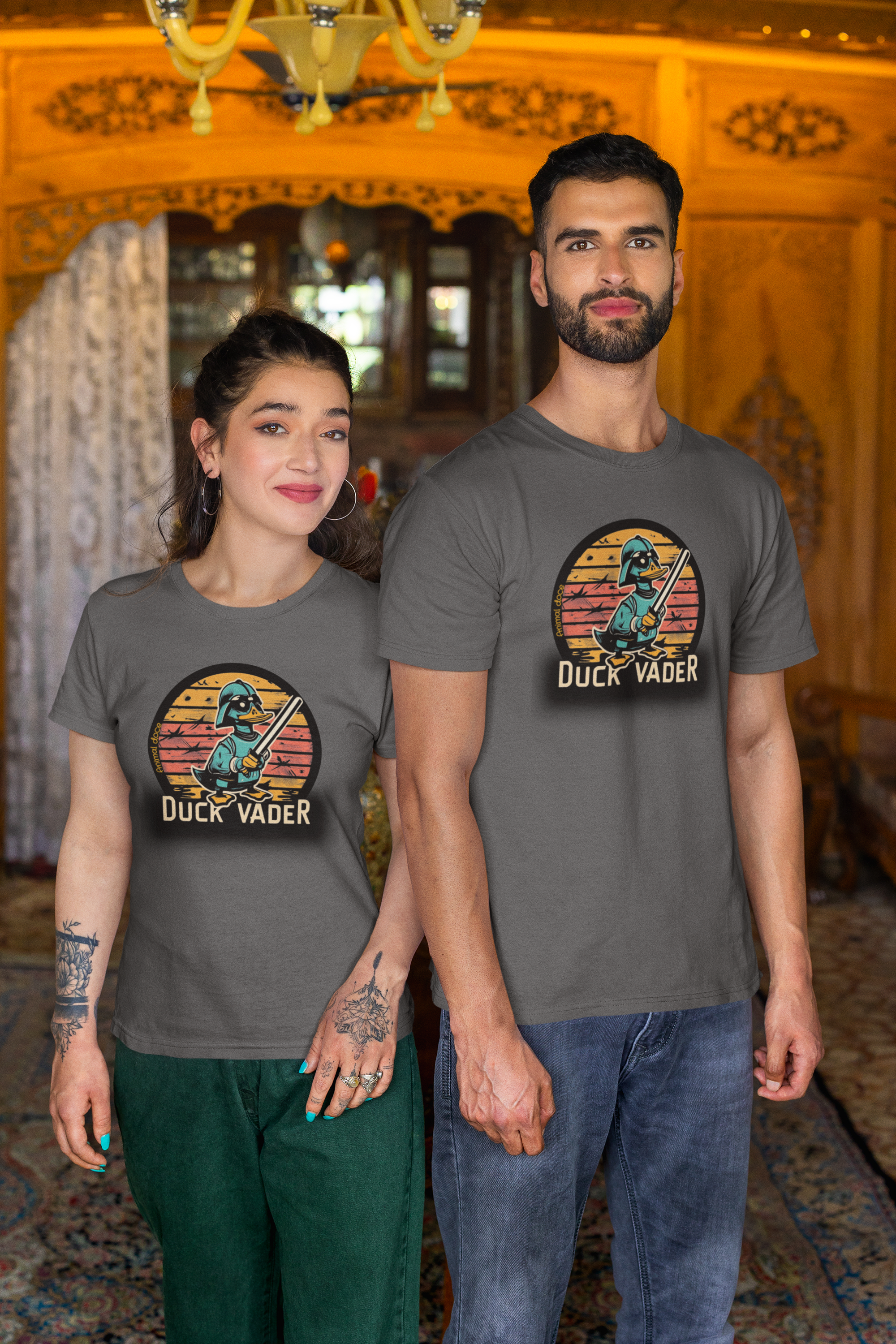 Nome do produto: CAMISETA BABY LONG ESTONADA, DUCK VADER STAR WARS