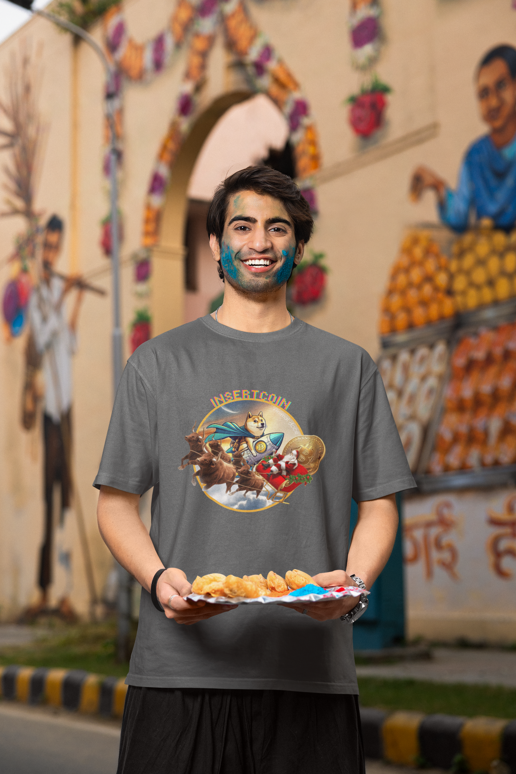 Nome do produto: CAMISETA T-SHIRT ESTONADA, BITCOIN INSERTCOIN