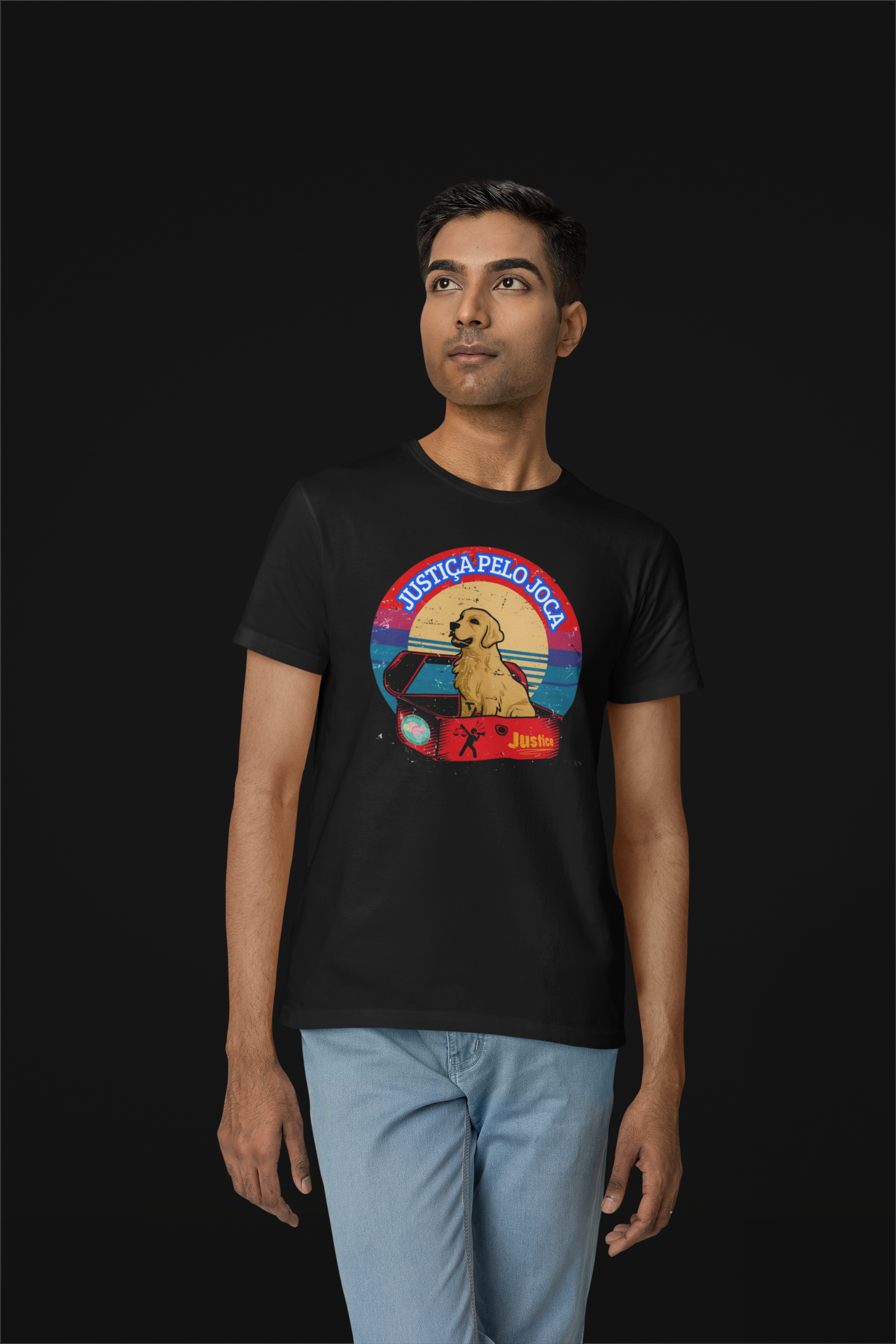 Nome do produto: CAMISETA T-SHIRT PRIME, JUSTIÇA PELO JOCA