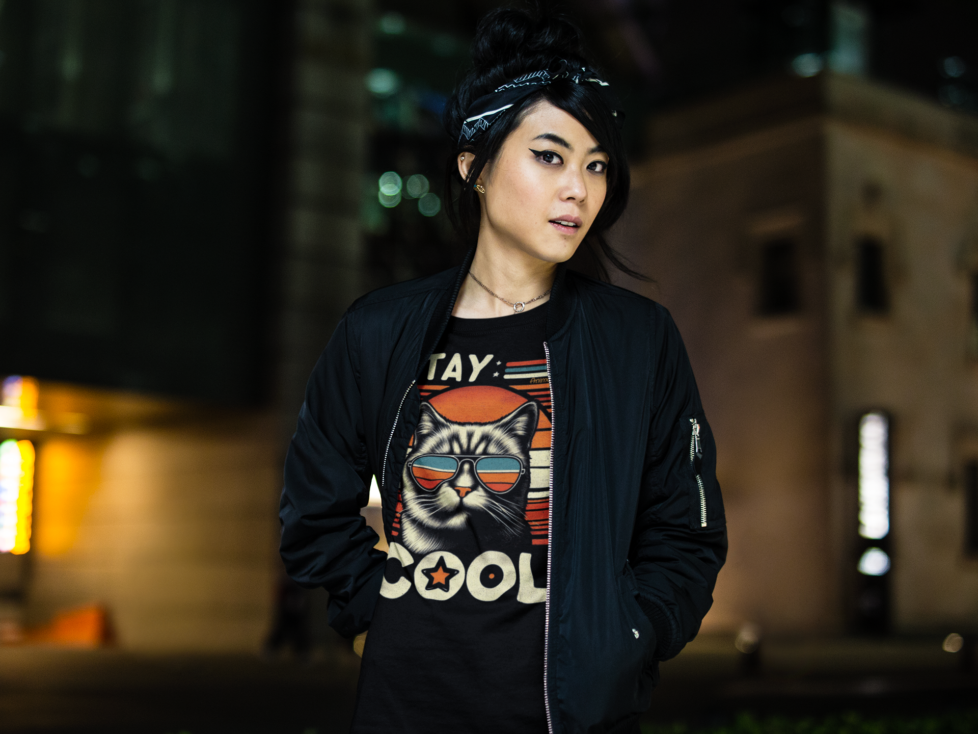 Nome do produto: CAMISETA BABY LONG PRIME CAT, STAY COOL