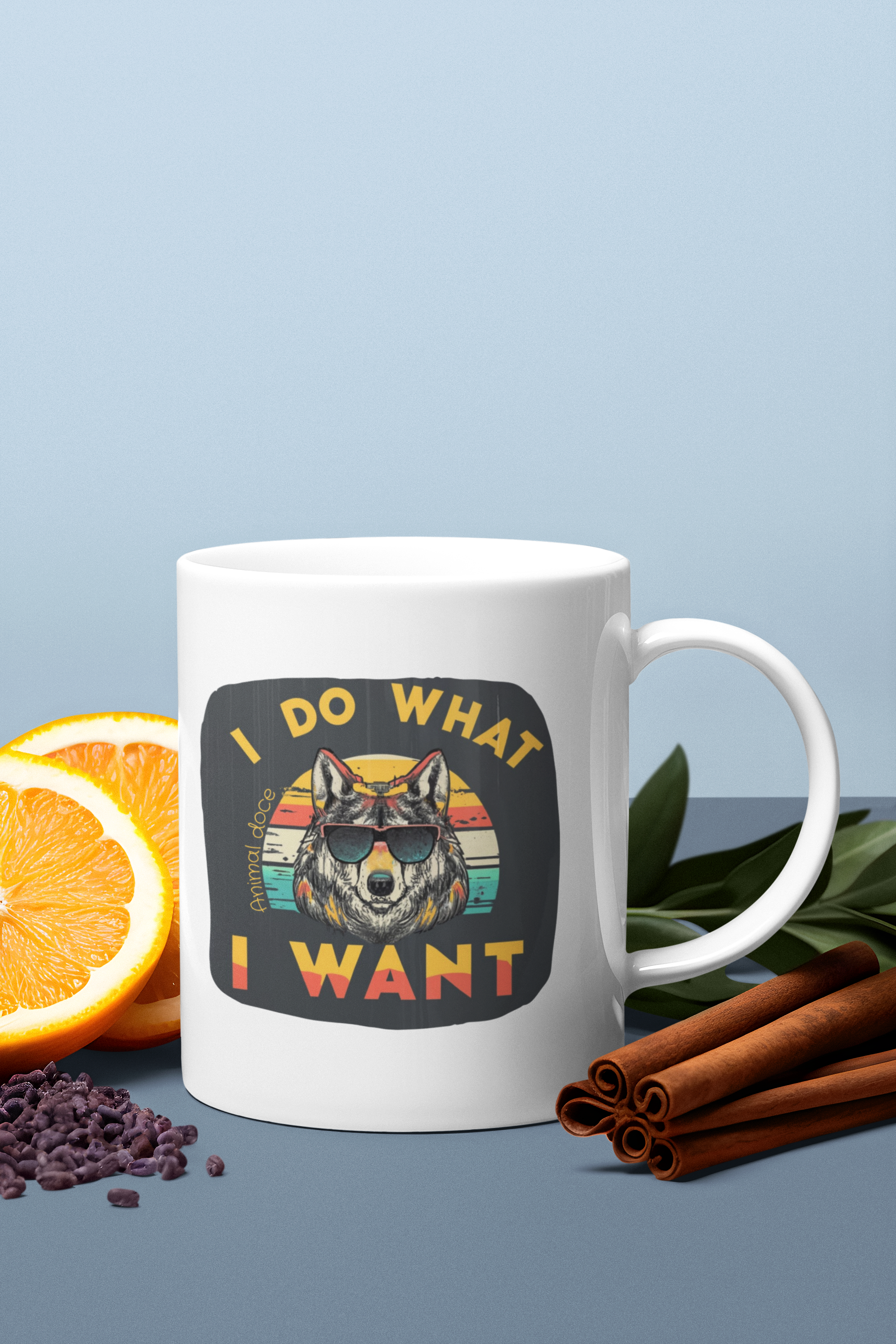 Nome do produto:  CANECA PERSONALIZADA CRIATIVA EM CERÂMICA, 325ML C/02 LADOS  HABBIT I DO WHAT I WANT
