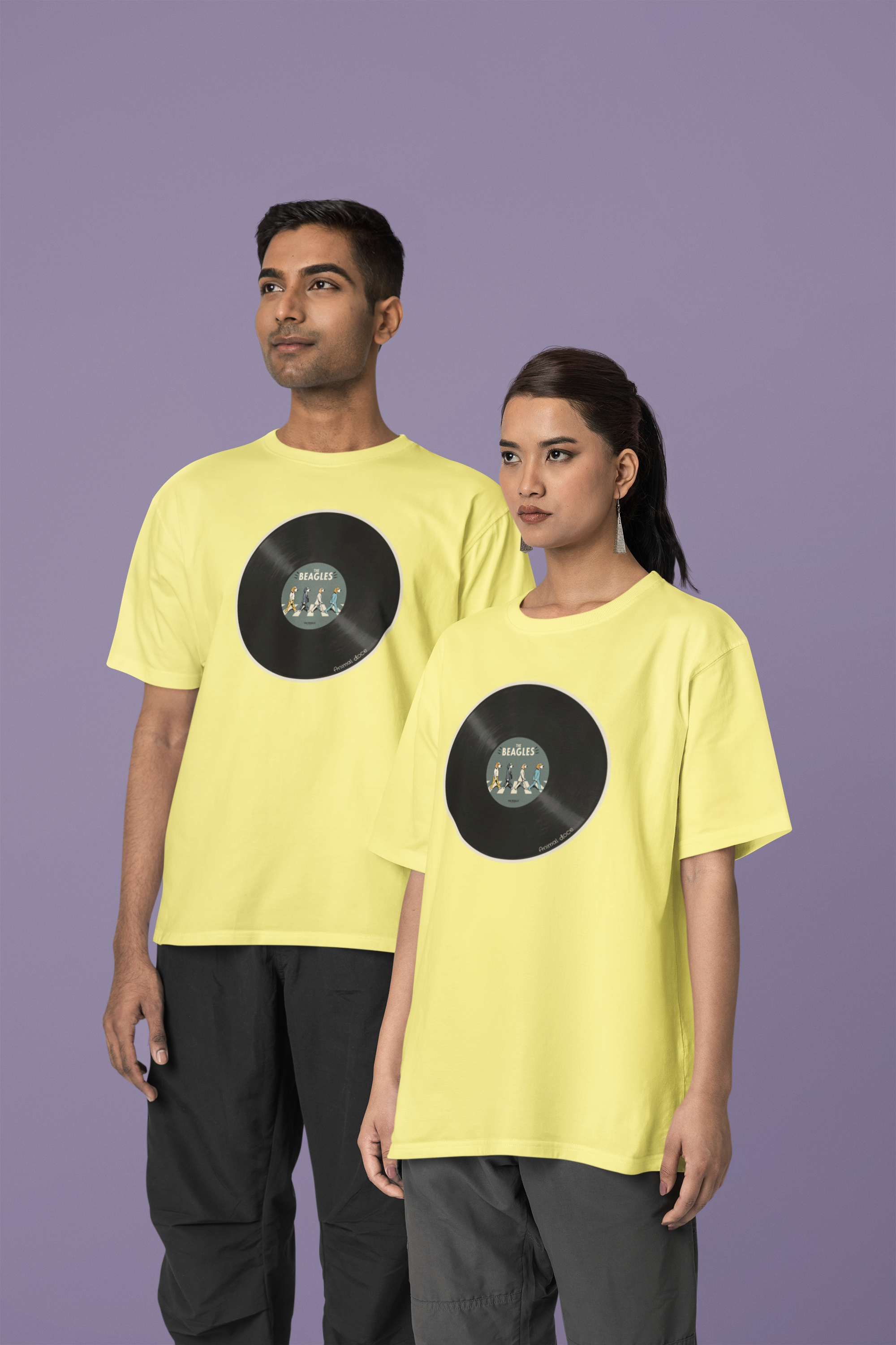 Nome do produto: CAMISETA T-SHIRT ESTONADA DOG, THE BEAGLES