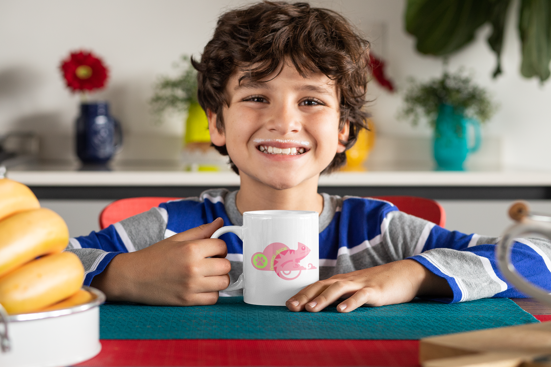 Nome do produto:  CANECA PERSONALIZADA CRIATIVA EM CERÂMICA, 325ML C/02 LADOS LIZARD