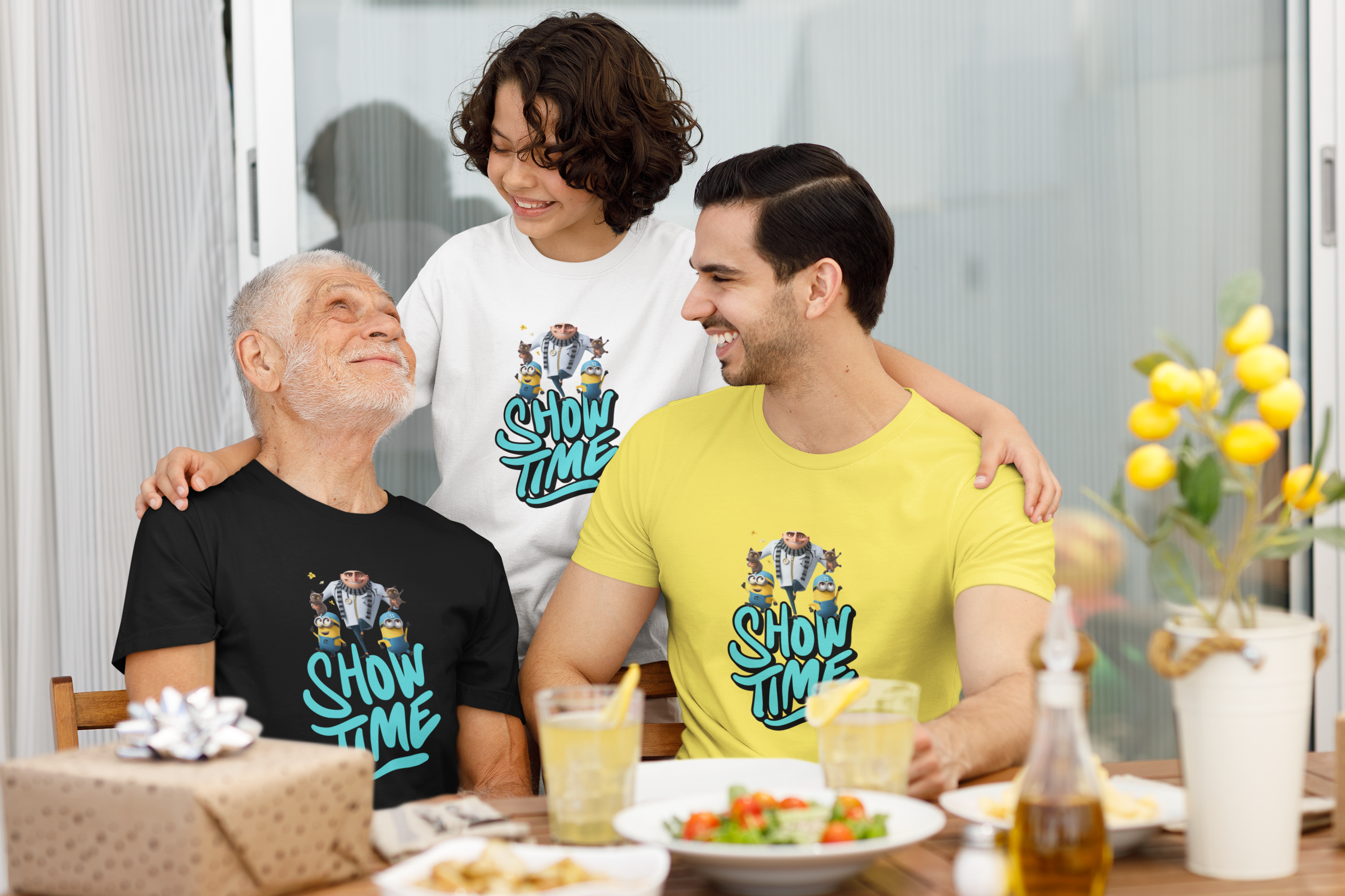 Nome do produto: CAMISETA T-SHIRT ALGODÃO PIMA, MEU MALVADO FAVORITO SHOW TIME