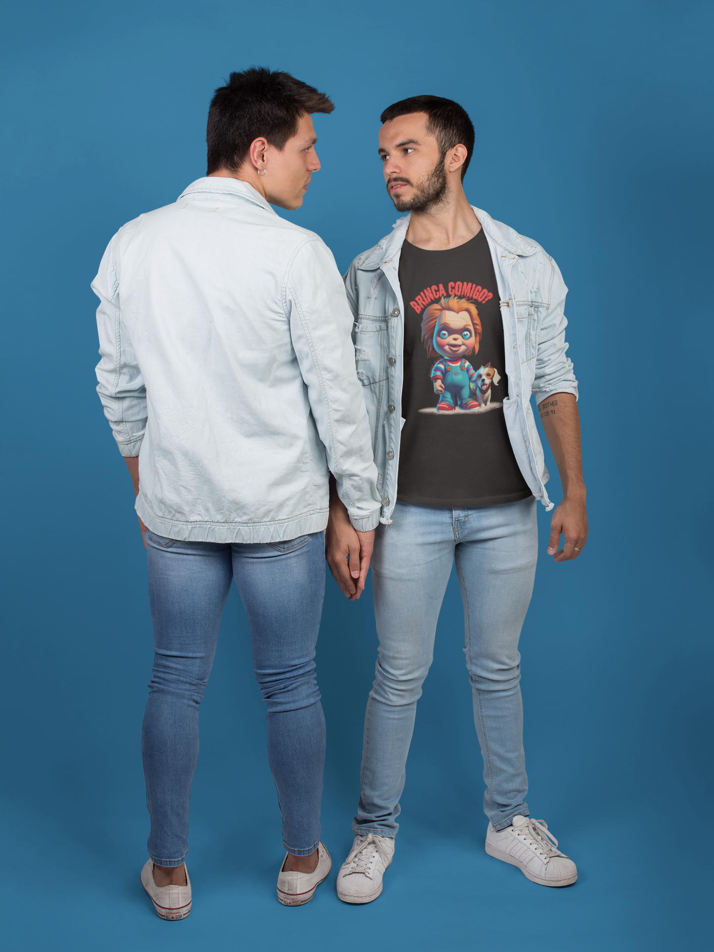 Nome do produto: CAMISETA T-SHIRT QUALITY DOG, LINHA FILME CHUCKY BRINCA COMIGO