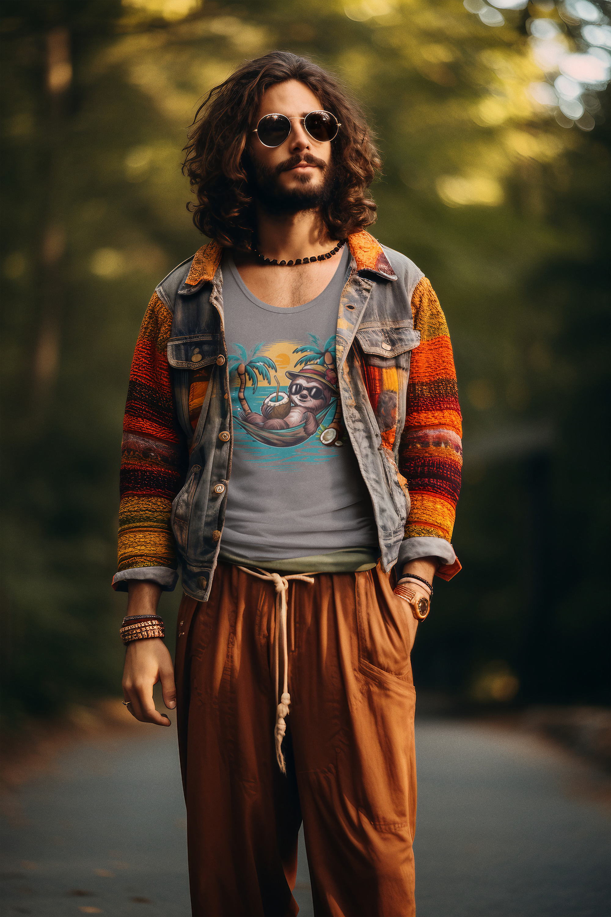 Nome do produto: REGATA CLASSIC, BICHO PREGUIÇA