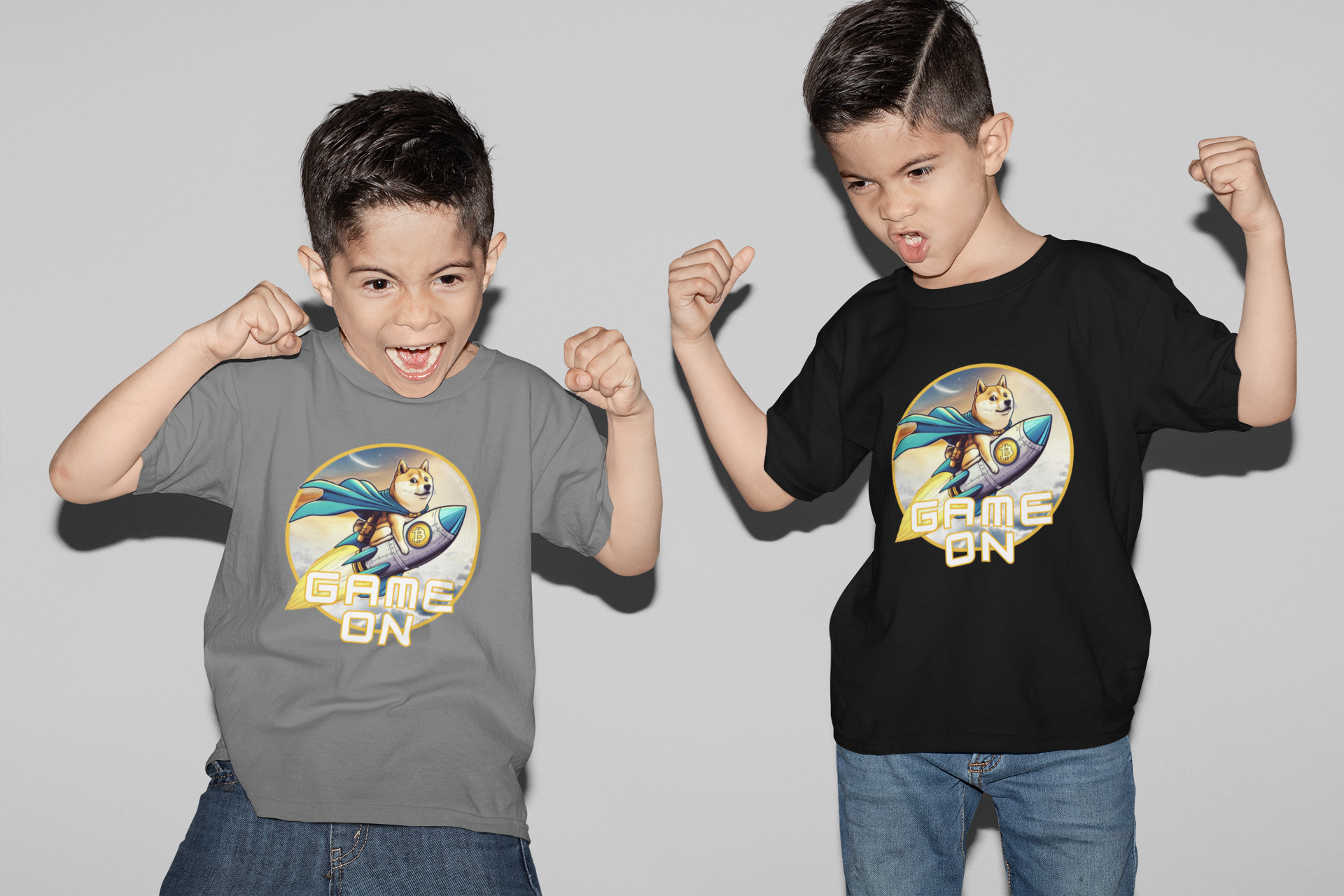 Nome do produto: CAMISETA CLASSIC INFANTIL, BITCOIN GAME ON-2 A 14 ANOS