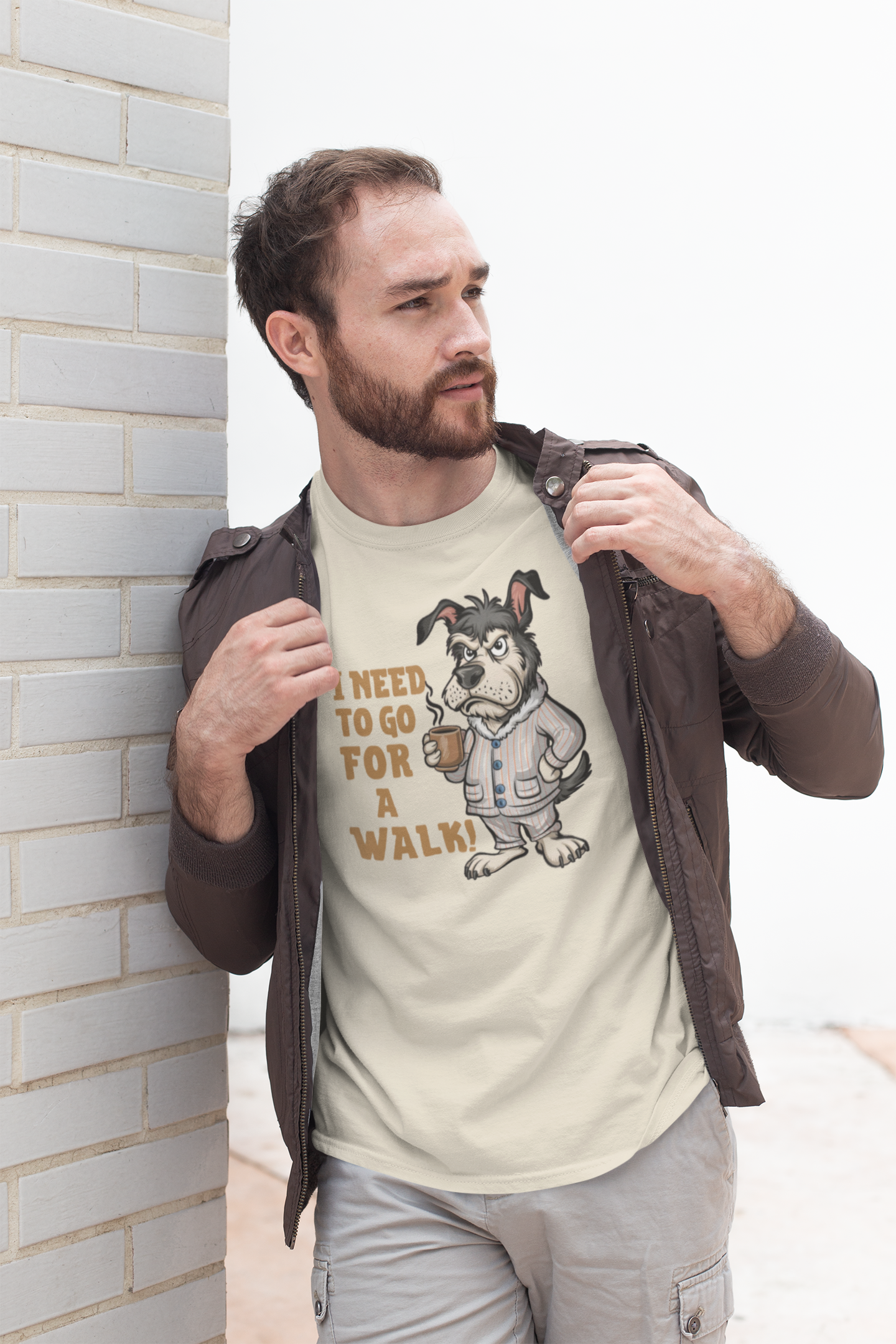 Nome do produto: CAMISETA T-SHIRT PIMA, DOG COFFEE