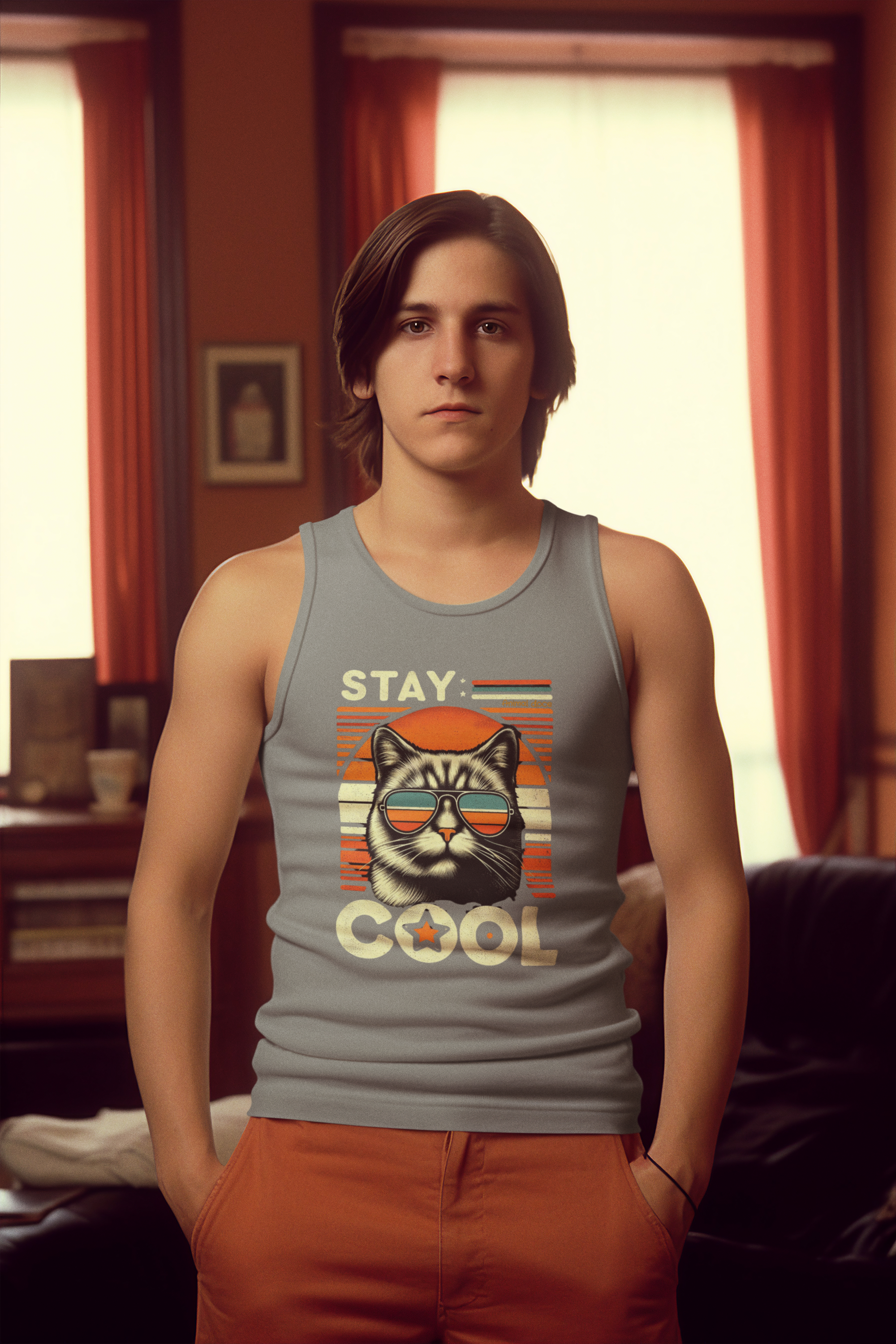 Nome do produto: REGATA CLASSIC CAT, STAY COOL