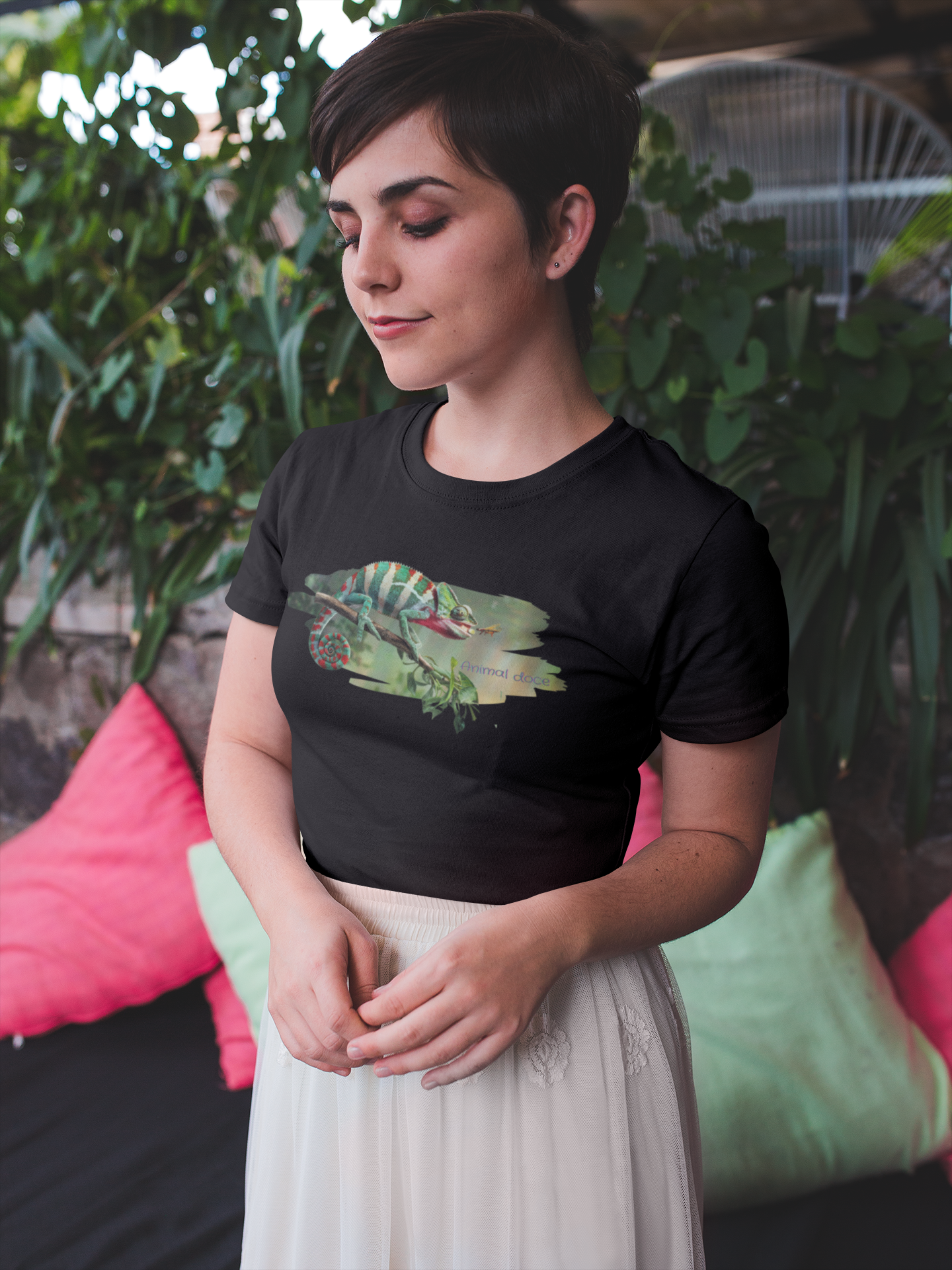 Nome do produto: CAMISETA BABY LONG PRIME, CHAMELEON