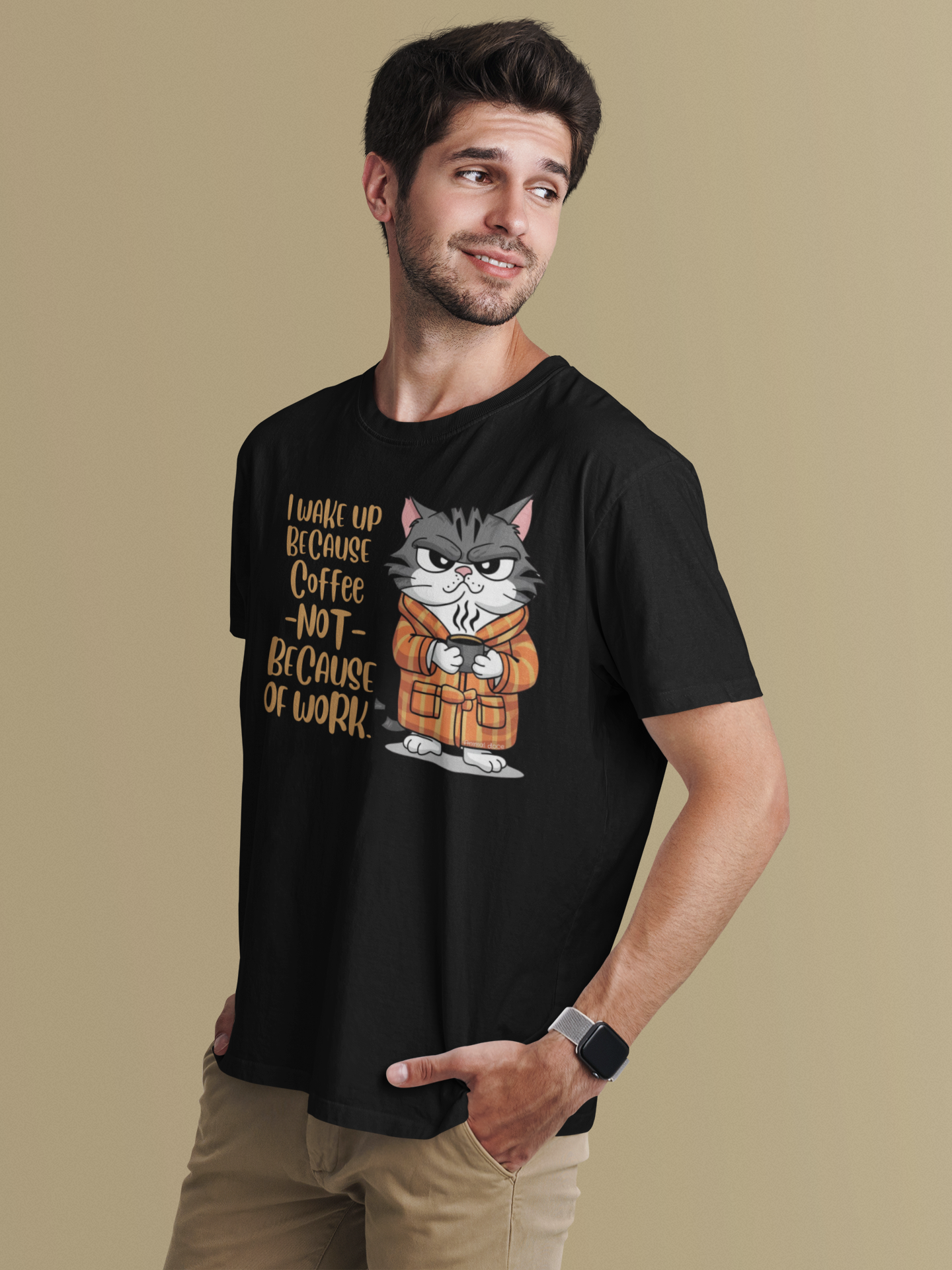 Nome do produto: CAMISETA T-SHIRT PRIME, CAT COFFEE