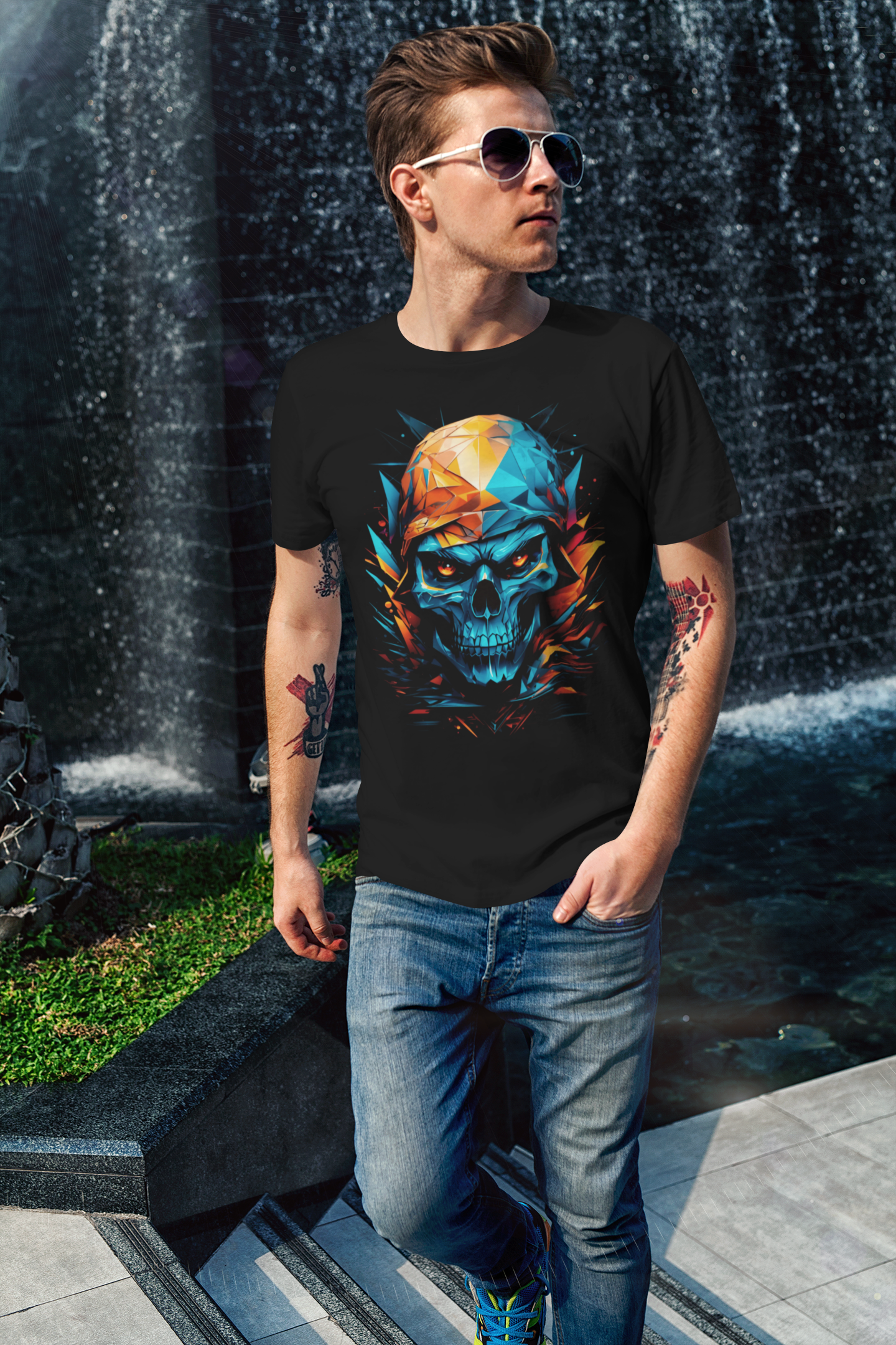Nome do produto: Camiseta - Skull 