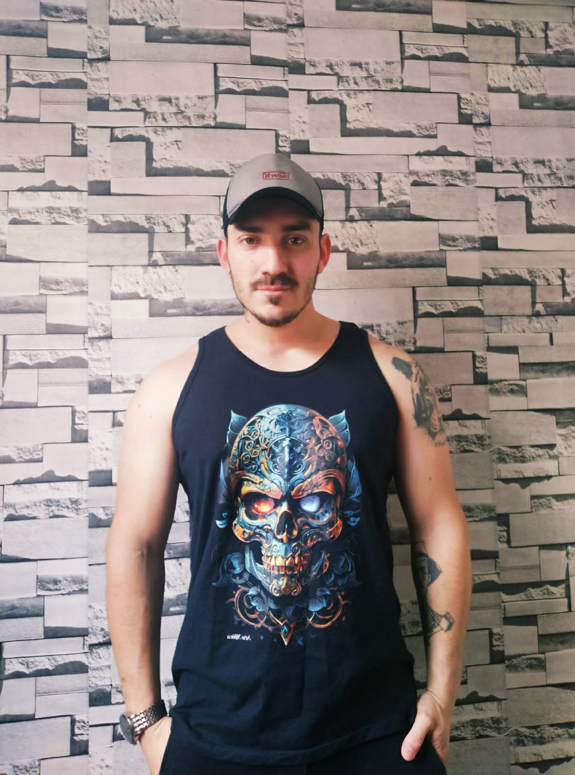 Nome do produto: Regata - Skull Celtic