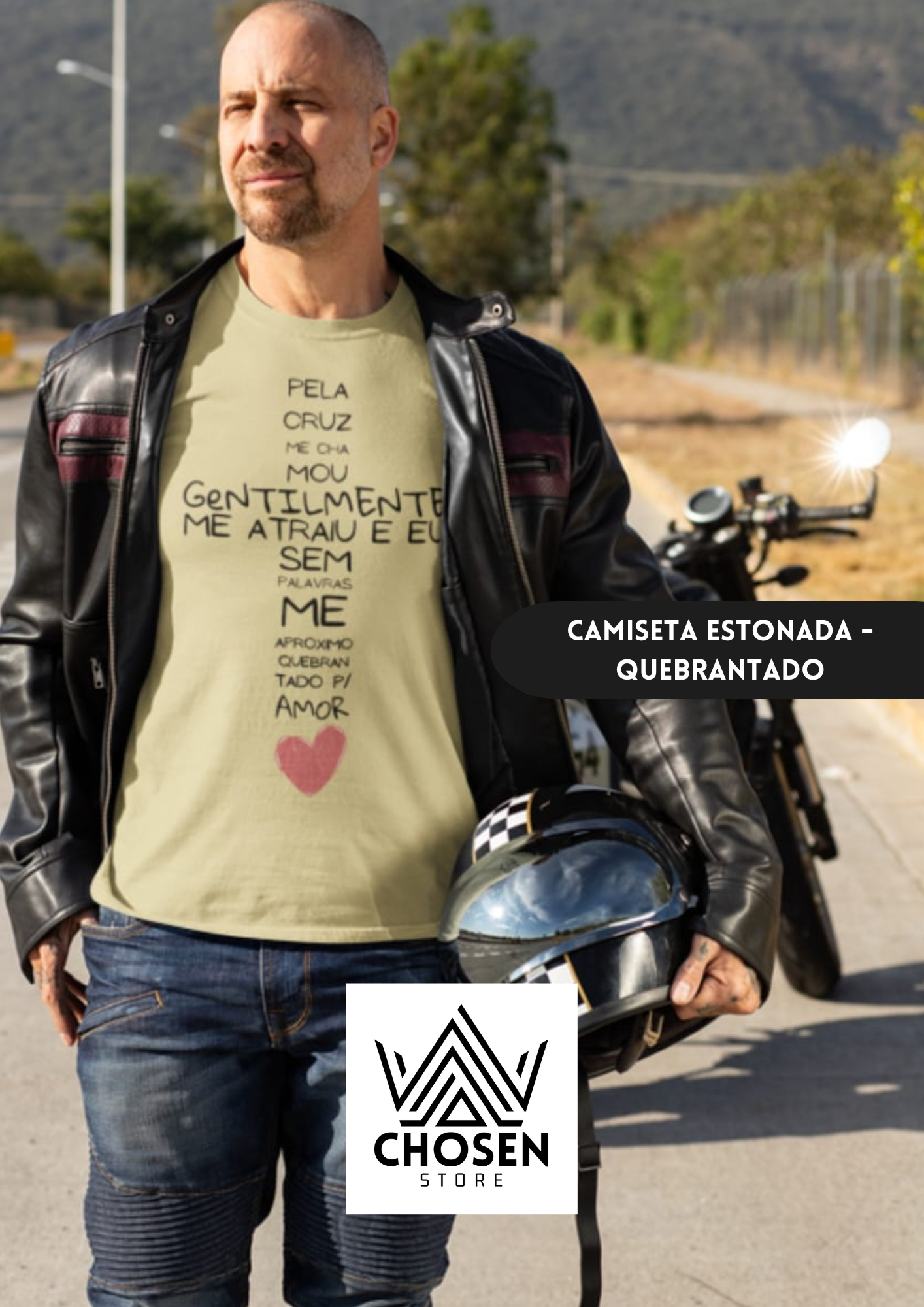 Nome do produto: Camiseta Estonada - Quebrantado