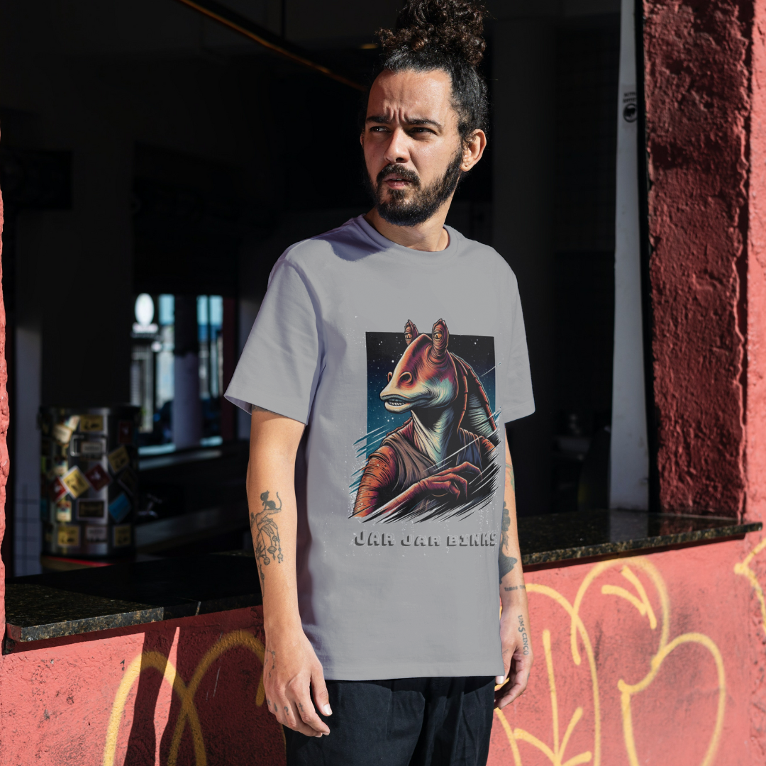 Nome do produto: Camiseta Masculina Star Wars Jar Jar Binks