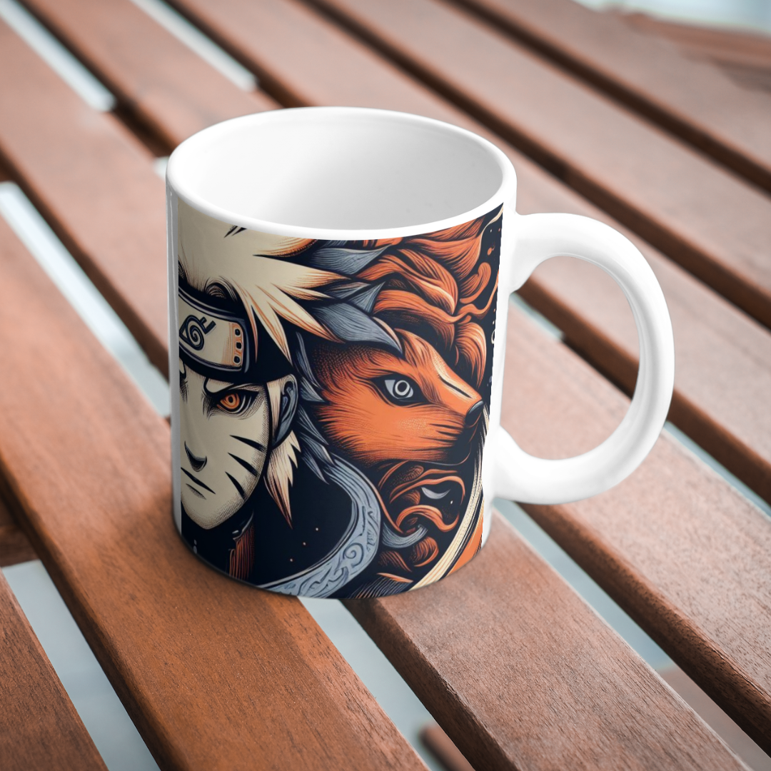 Nome do produto: Caneca Mágica Naruto Raposa 9 caudas