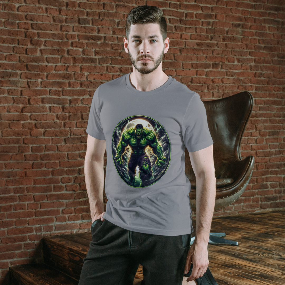 Nome do produto: Camiseta Masculina Marvel Hulk Smash