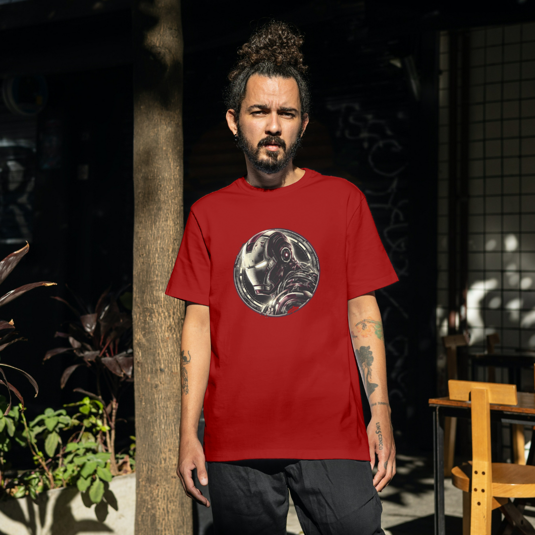 Nome do produto: Camiseta Masculina Marvel Homem de Ferro